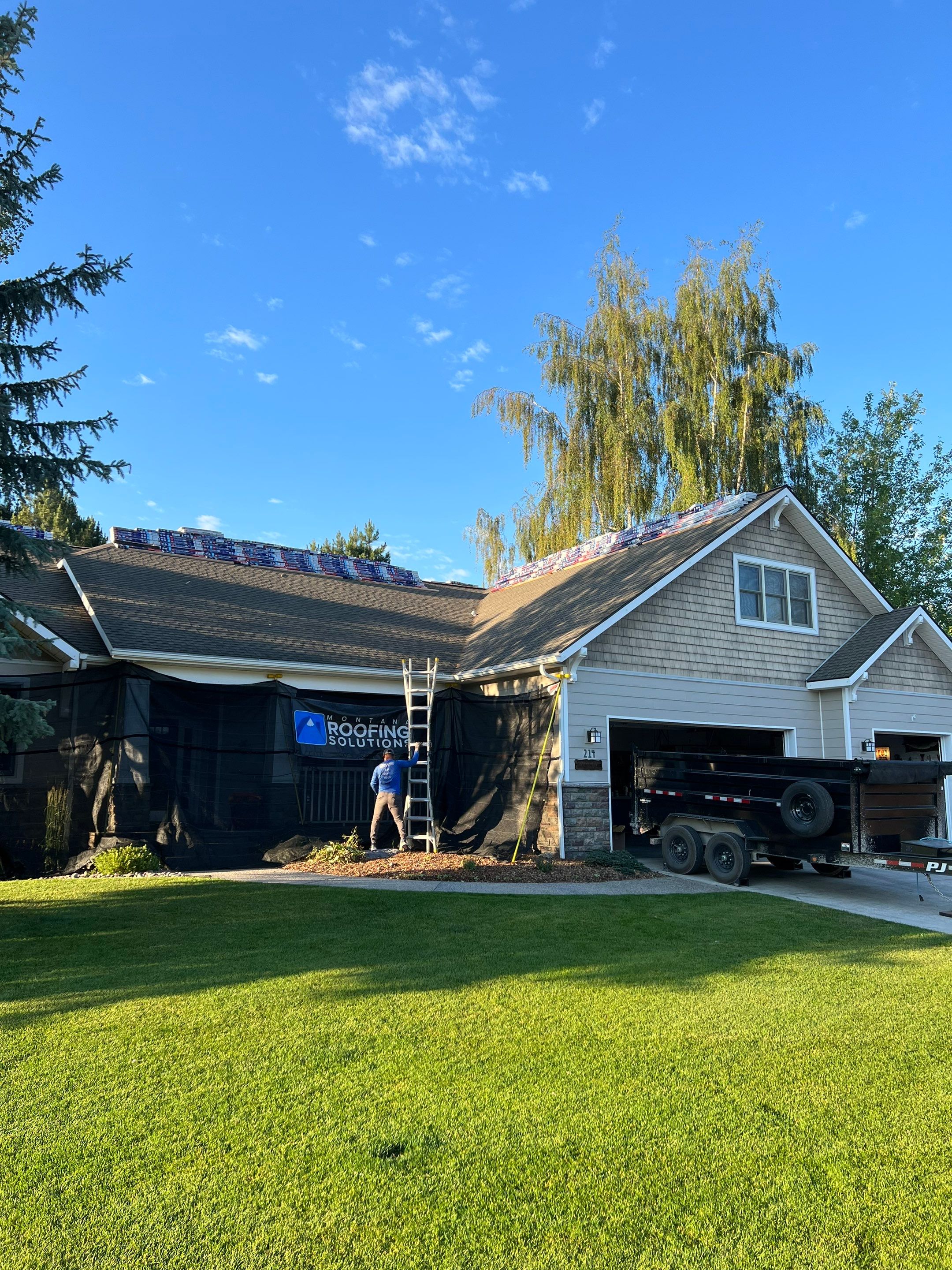 GAF Timberline HDZ - Mission Brown by Montana Roofing Solutions