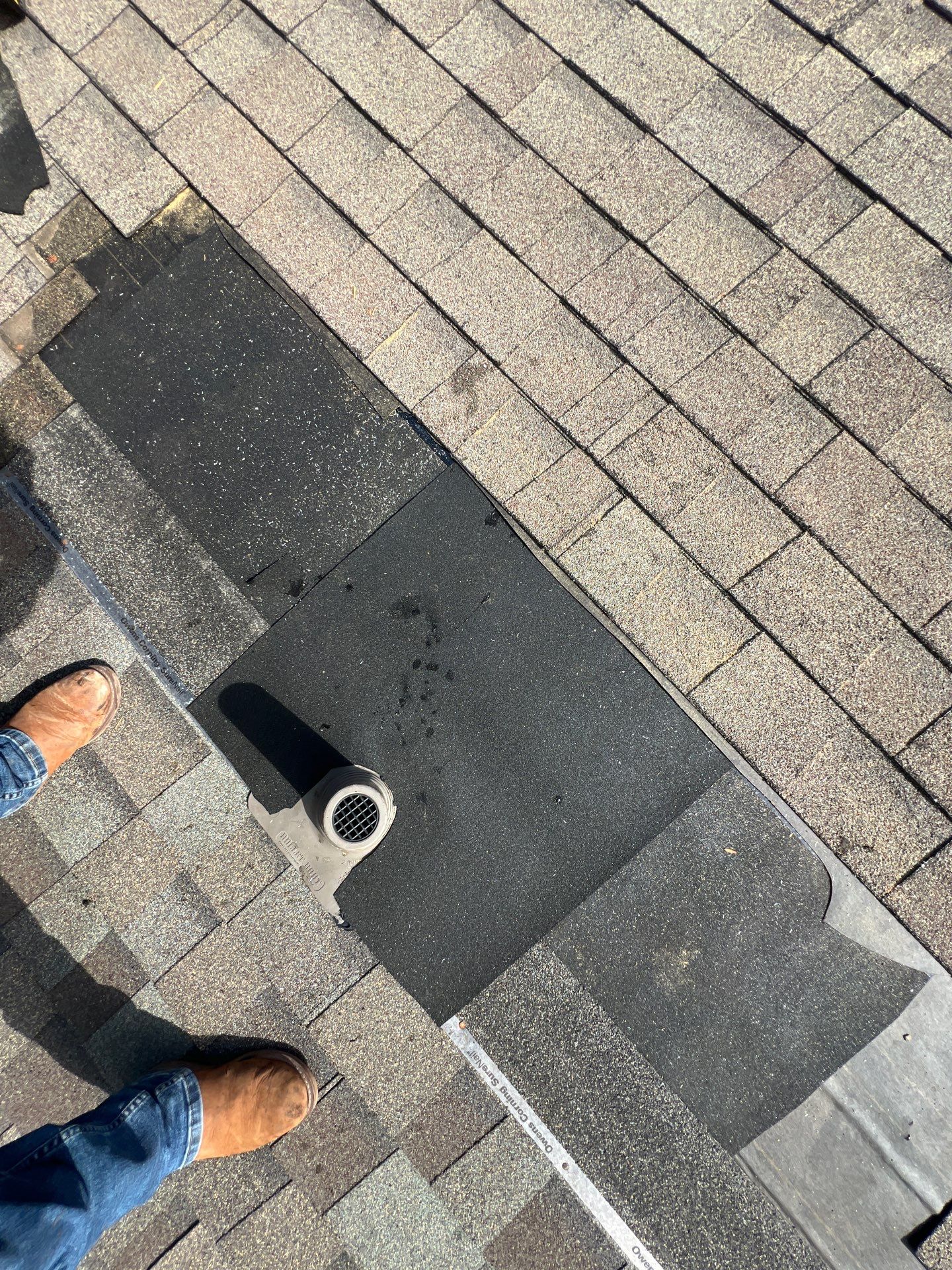 Hail Damage using Owen's Corning Duration (Lifetime) Shingles by Roof Repair Company