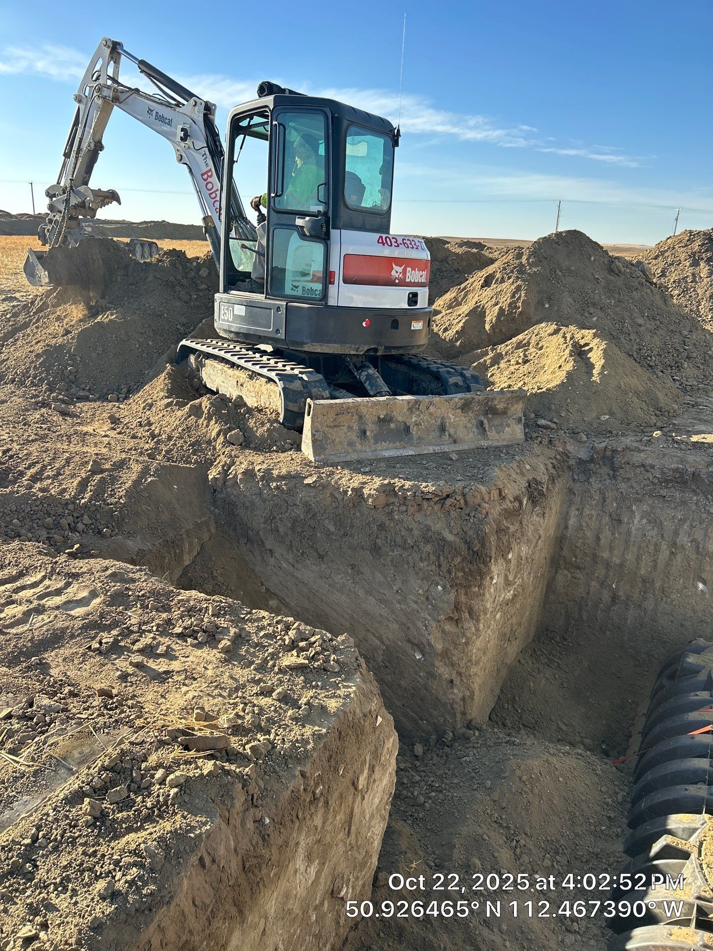 Full Septic System Installation With Polyethylene Tanks In Alberta by Septic Medic Inc.