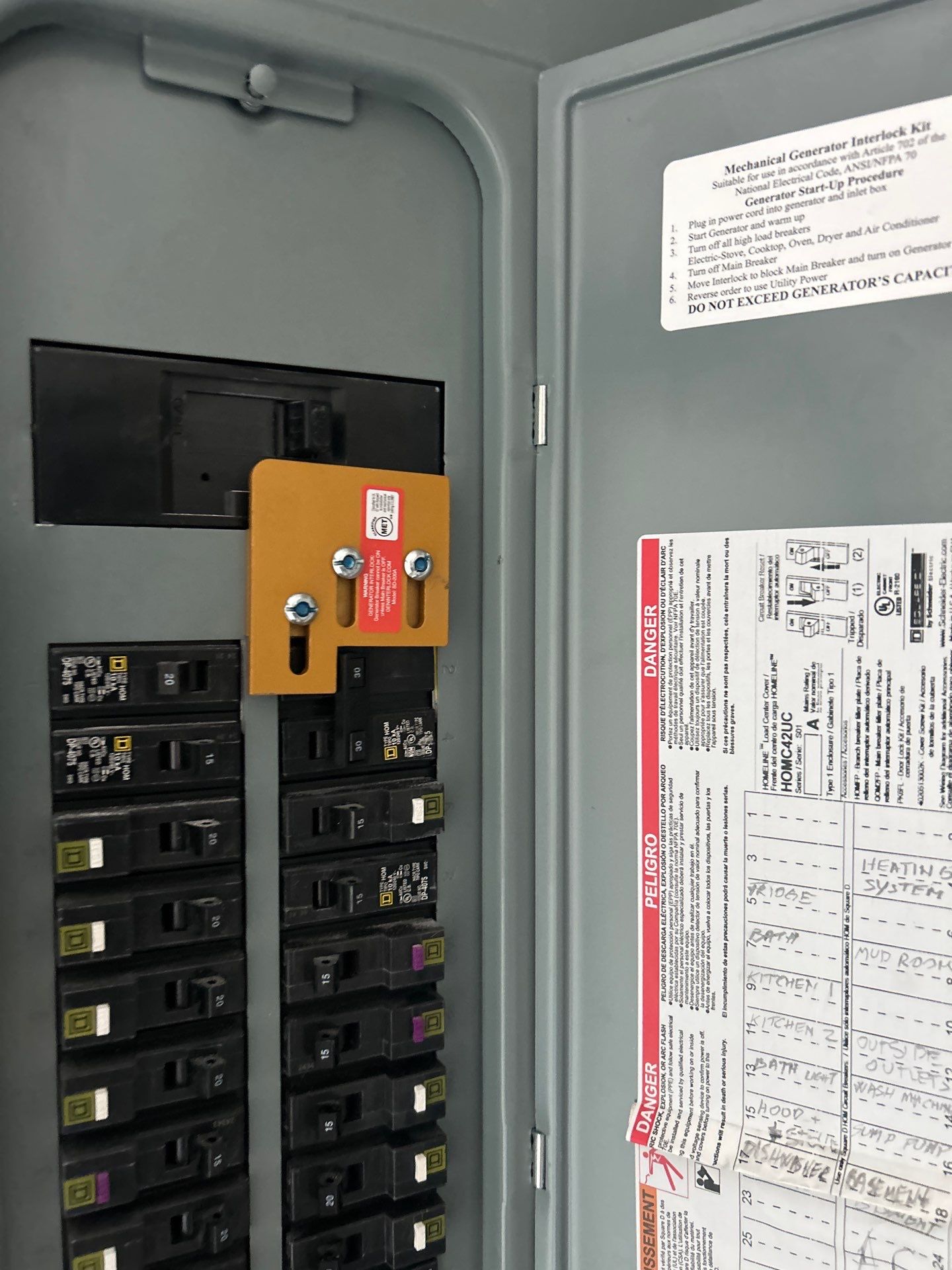 Shed Wiring & Generator Inlet Installed – Powered by ZAM by ZAM Electric