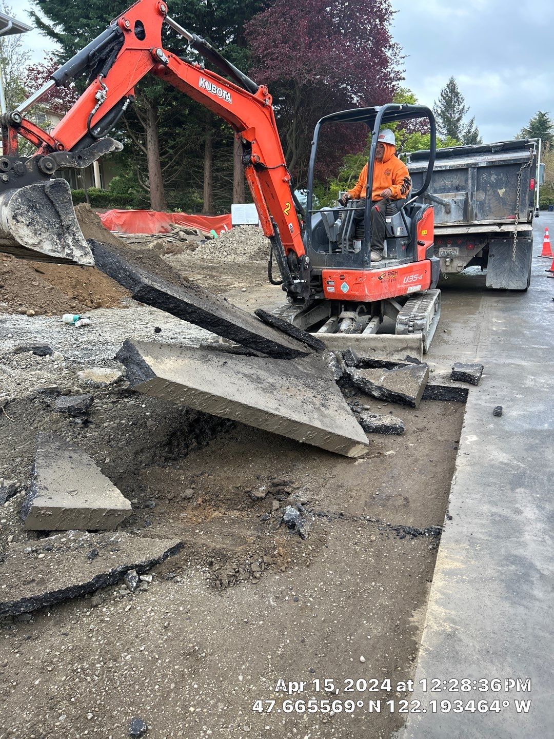 Thomas Custom Homes Development  by Jireh Asphalt & Concrete Inc 