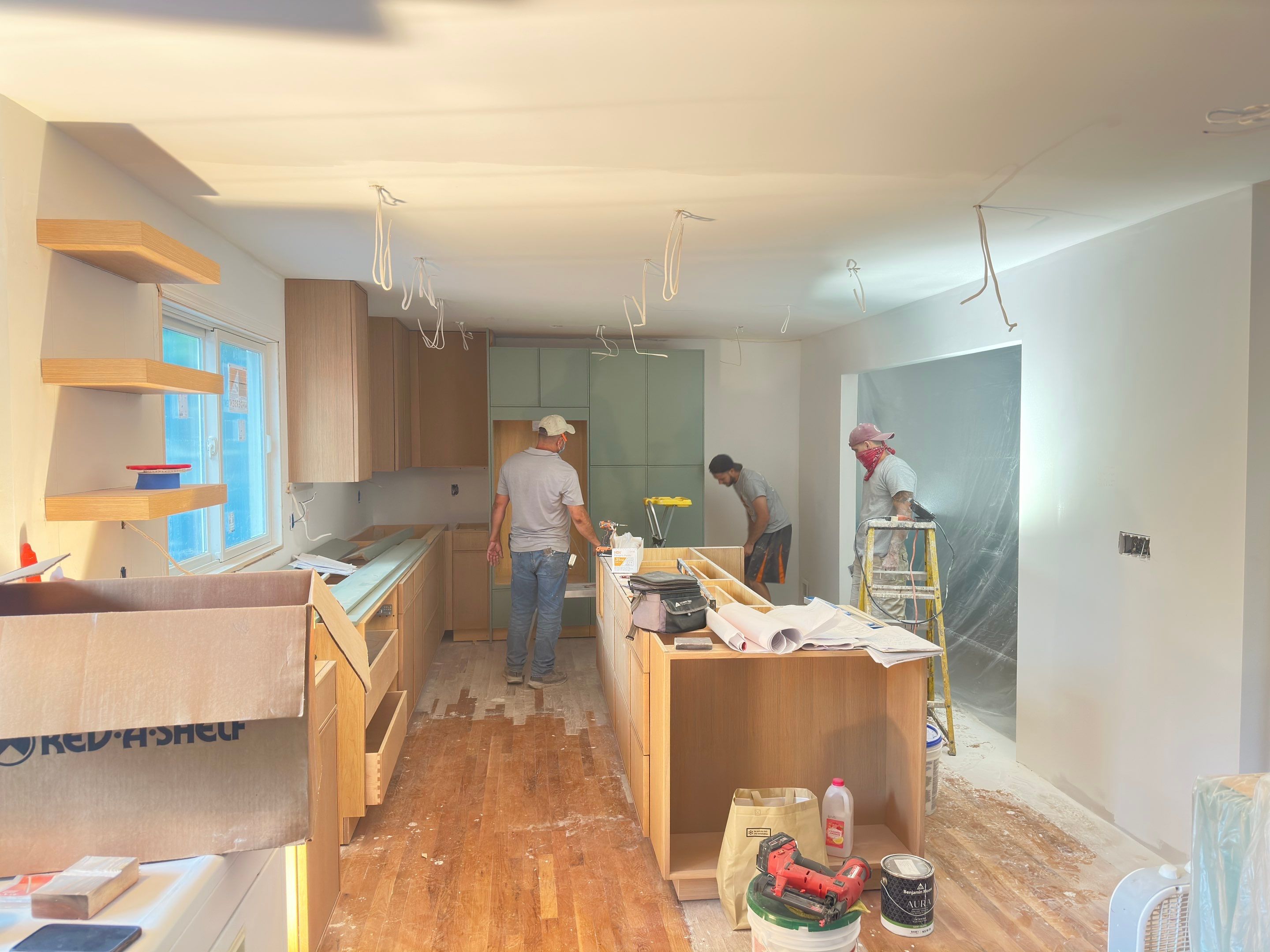 Kitchen Remodel using Cabinets by Home Concepts Construction