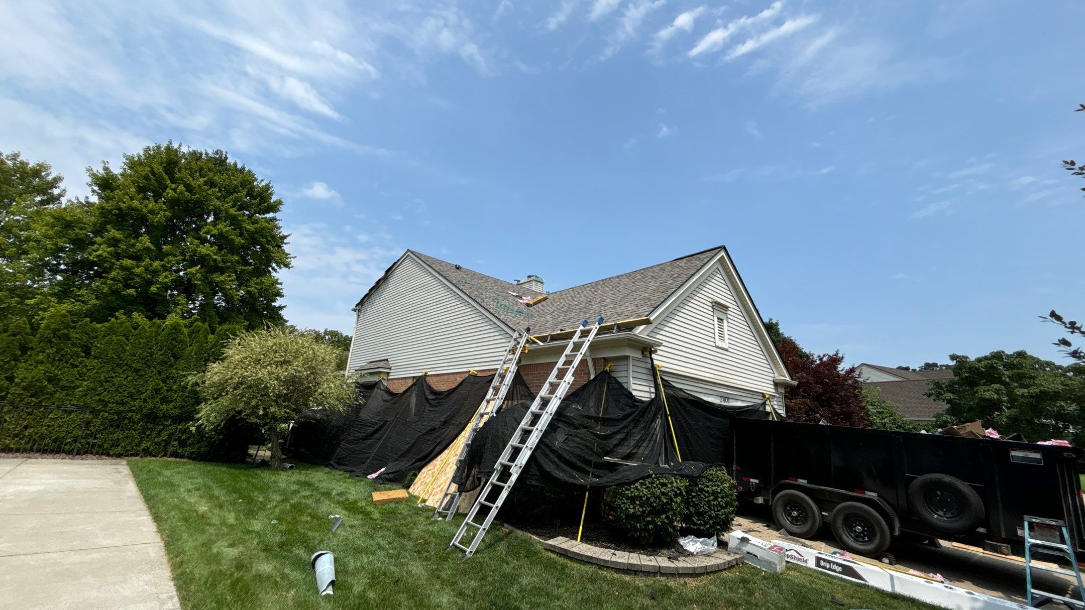Roof Replacement using Owens Corning Duration by 180 Contractors