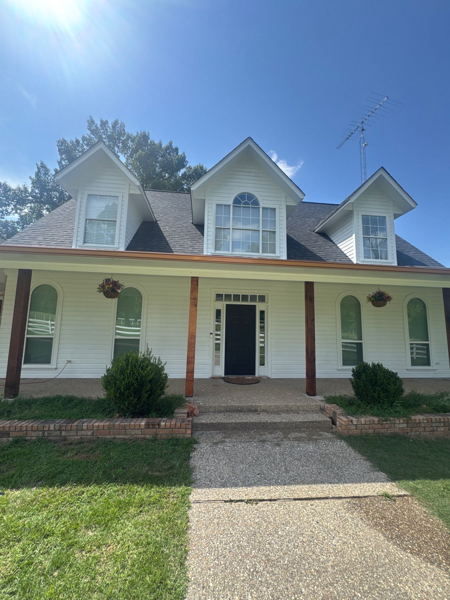Exterior Painting in Ben Wheeler, TX | House & Front Porch Refresh by Quality Coats Painting