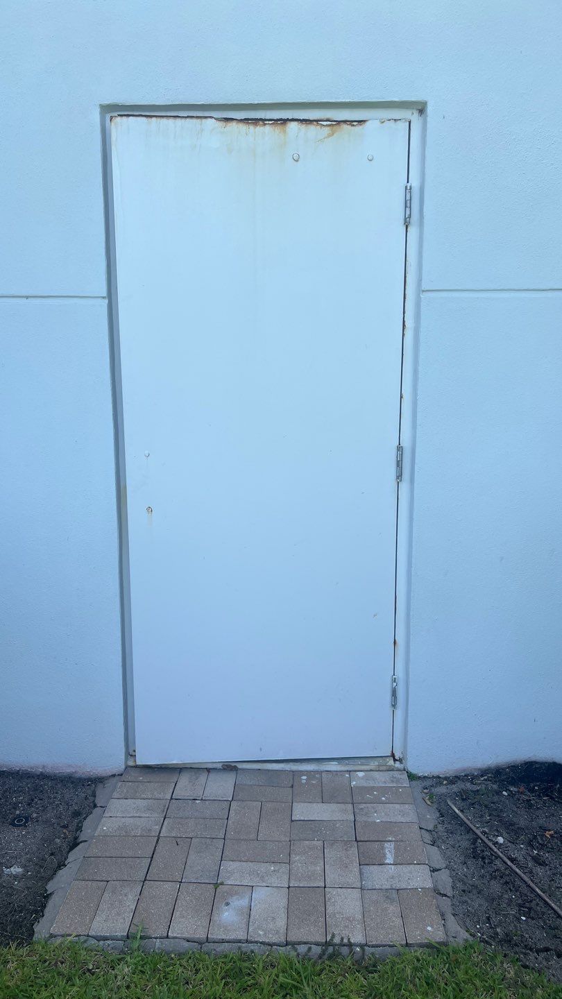 Commercial Stairwell Door Replacement & Hollow Metal Door Retrofit – Pompano Beach High-Rise by The Door Doctor of South Florida, Inc.