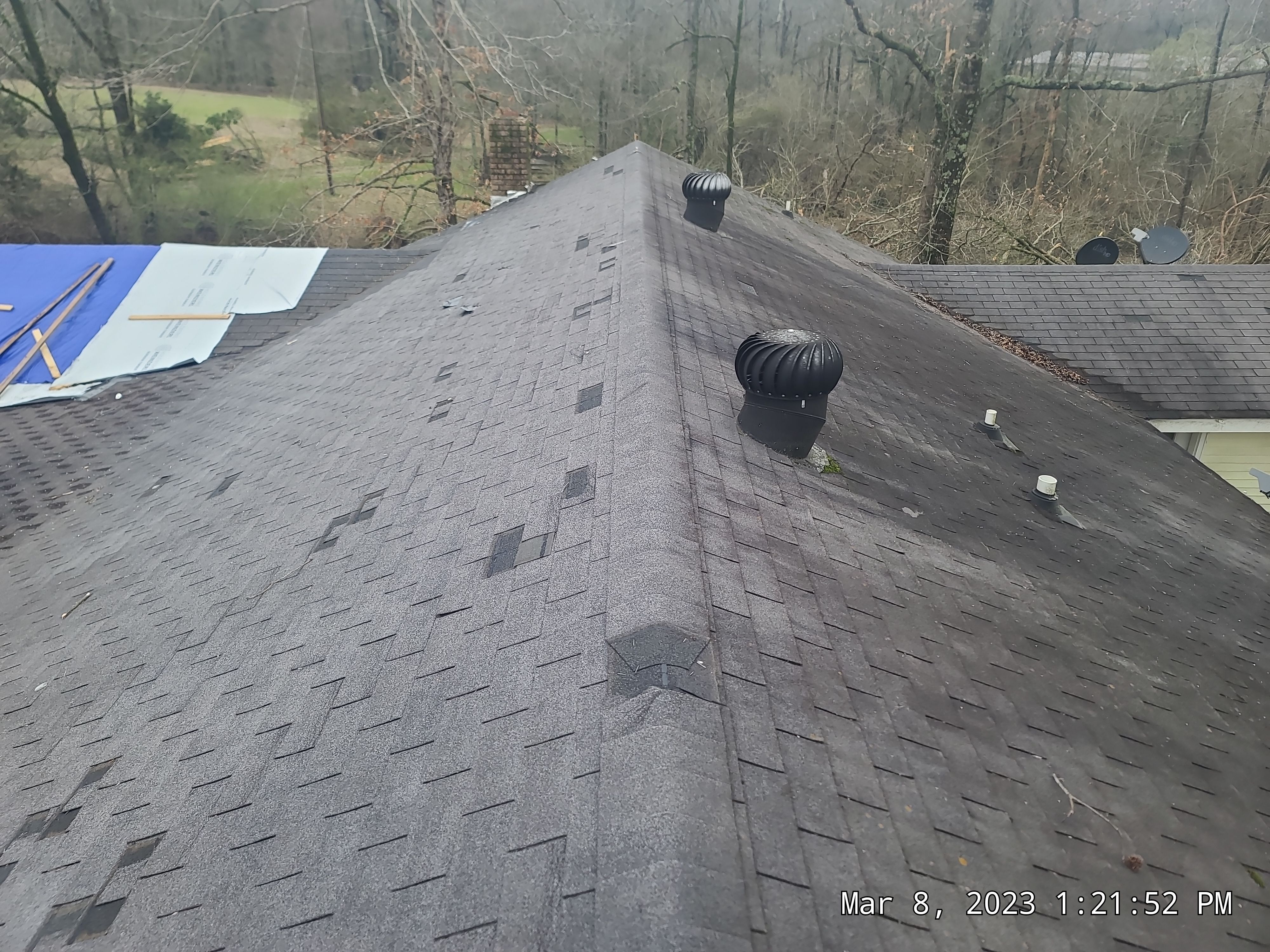 Residential Shingle Reroof using Certainteed Landmark 3-Tab by Hostetler Roofing