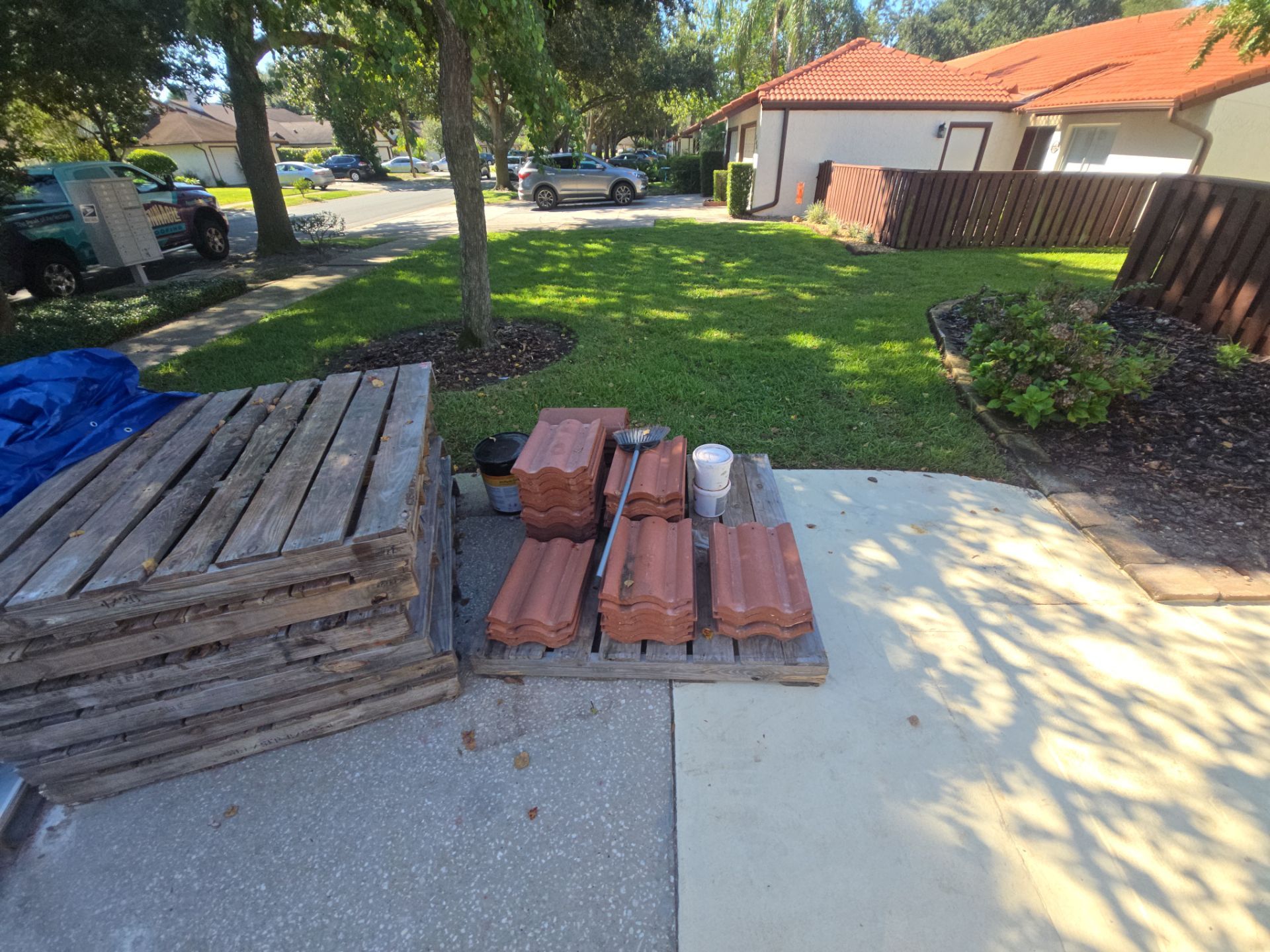 Residential Tile Roof Replacement and Gutter Installation in Winter Park by Pinnacle Roofing Group
