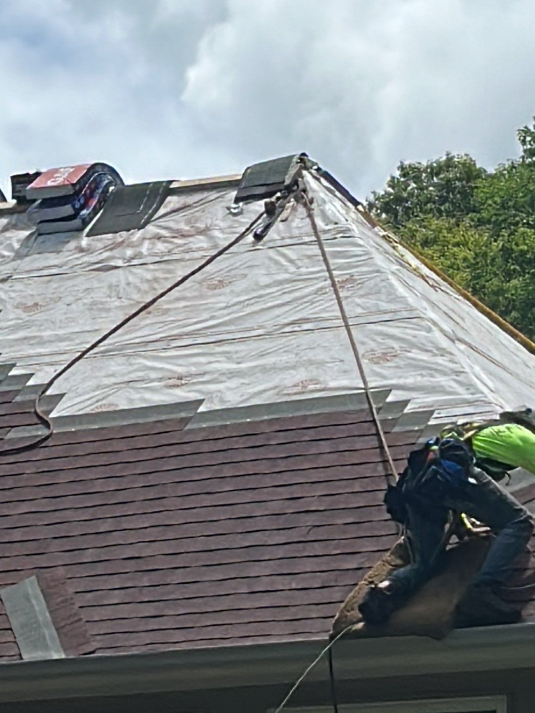Residential Roofing Installation using Performance Shingles by Mr. Roofer