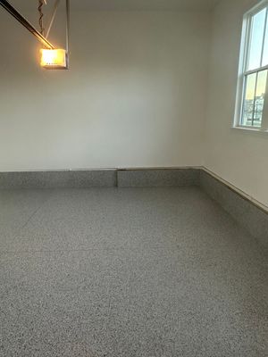Garage Floor Coating using Coyote