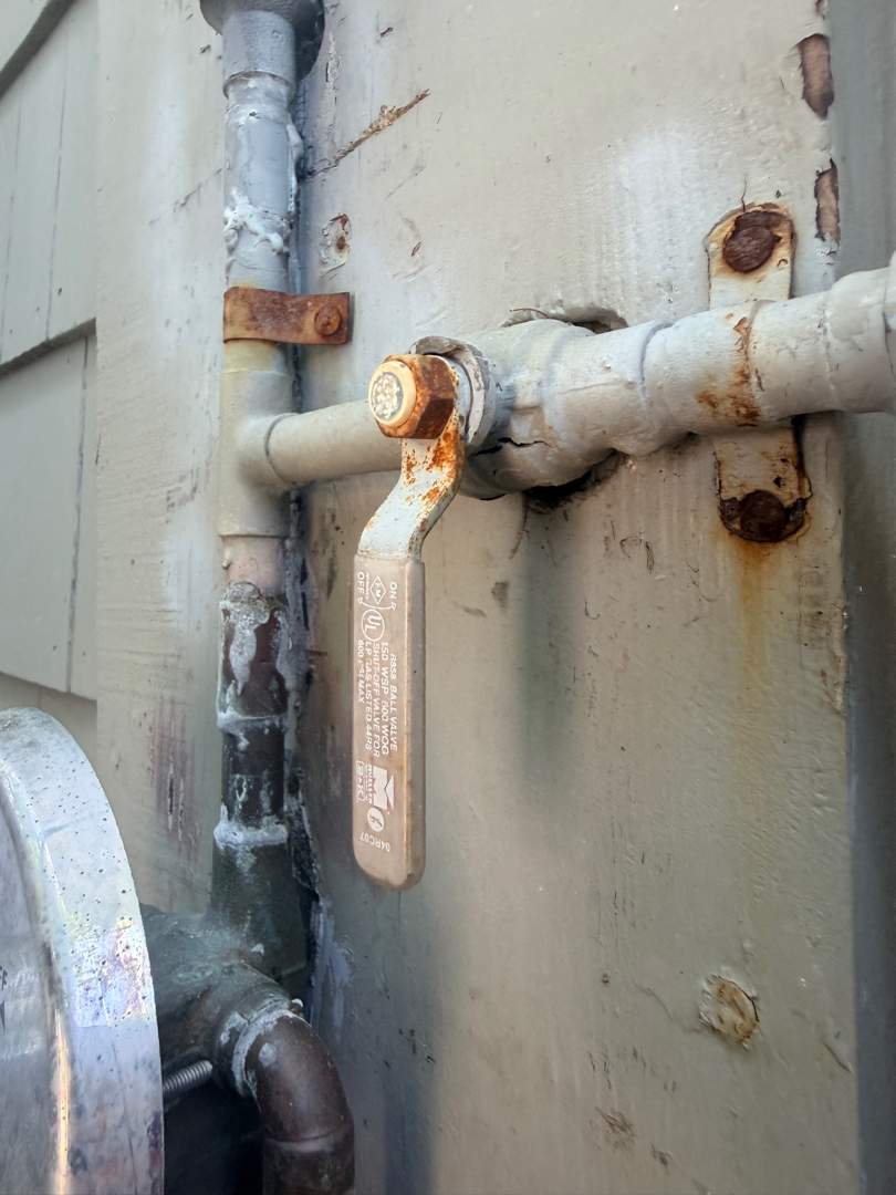 Outdoor Shower Repair and Steam Line Cap — Marblehead MA by FAGONE MECHANICAL