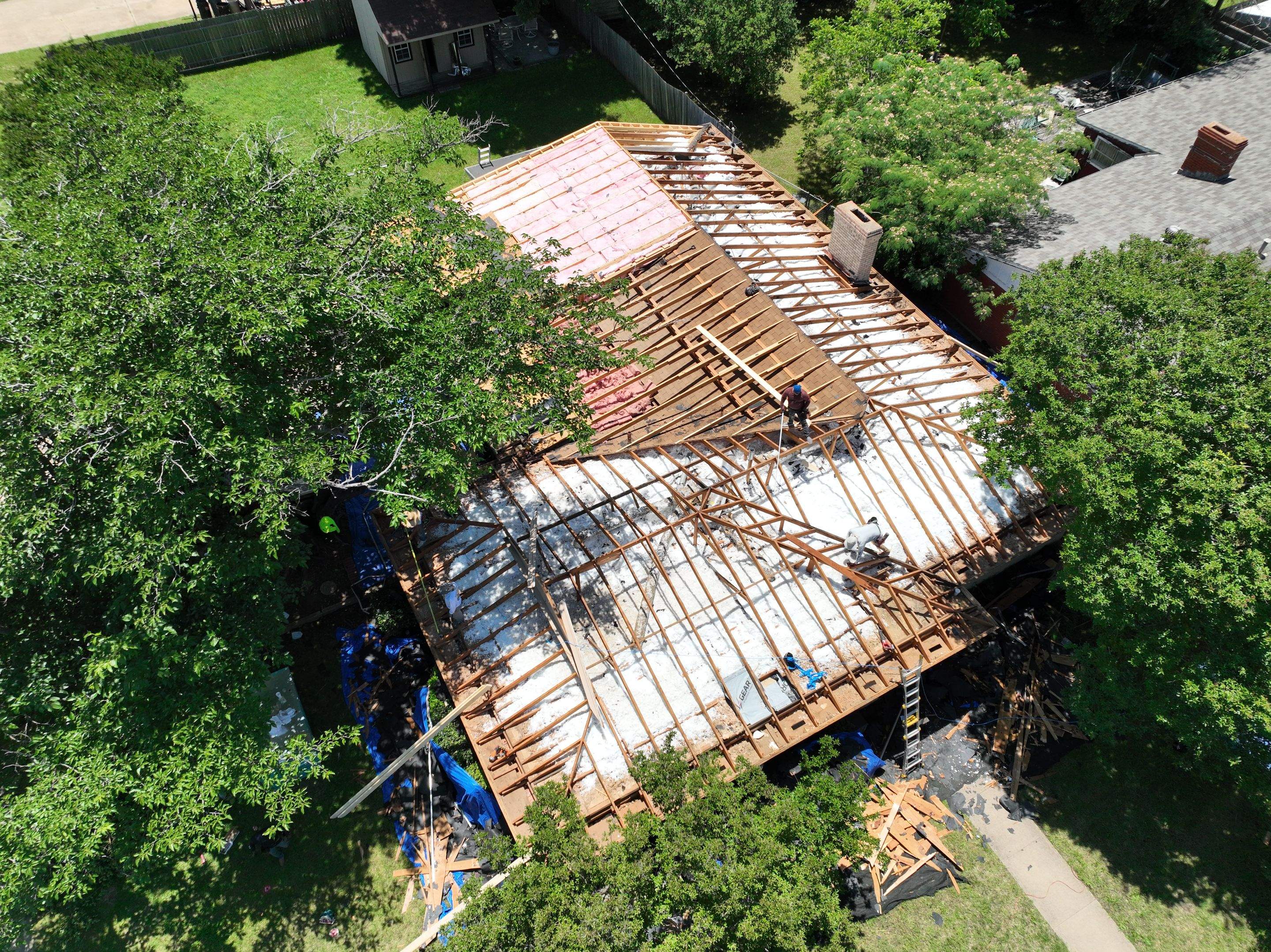 Residential Roofing Installation using IKO Dynasty Class 3 Shingles by Becker Roofing and Exteriors
