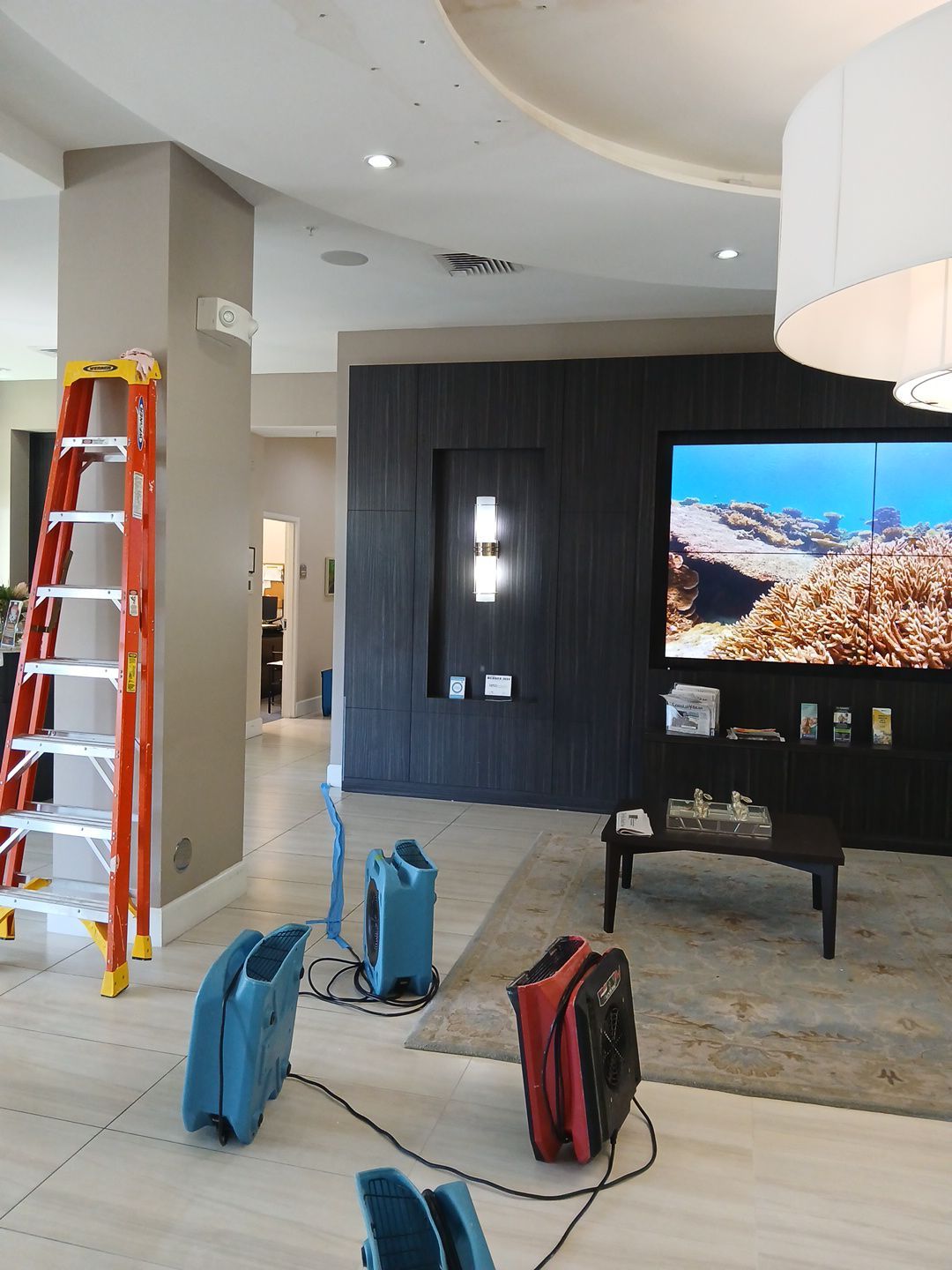 Commercial Water Damage Mitigation and Floor Drying in Boynton Beach by SuperClean