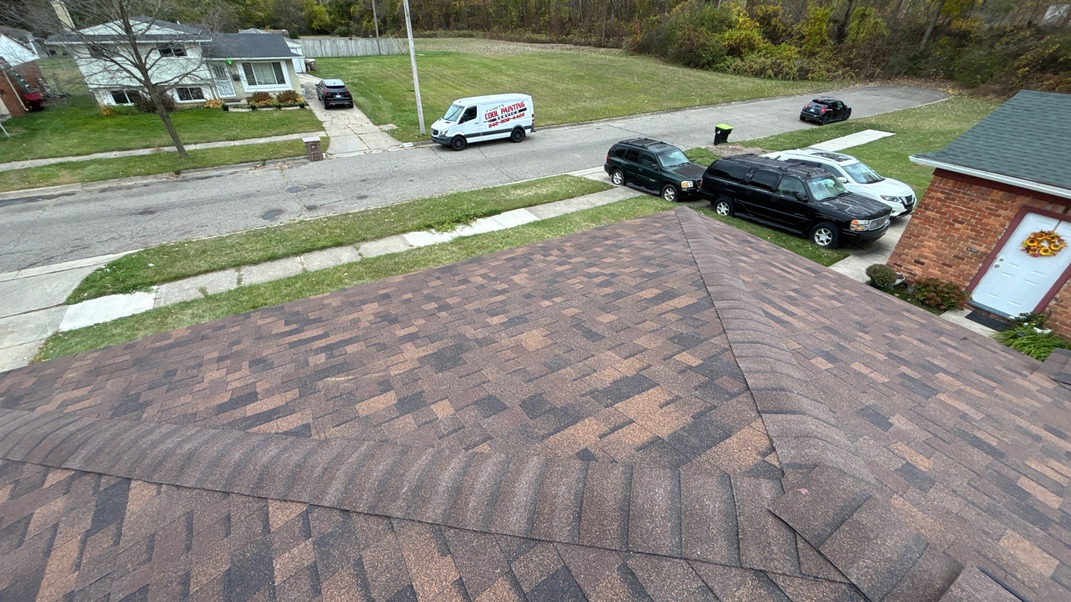 Roof Replacement using Owens Corning Brownwood by 180 Contractors