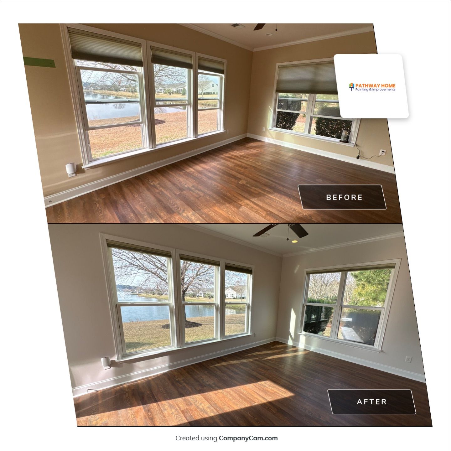 From Concern to Comfort: A Full Interior Transformation Done Right by Pathway Home Painting & Improvements