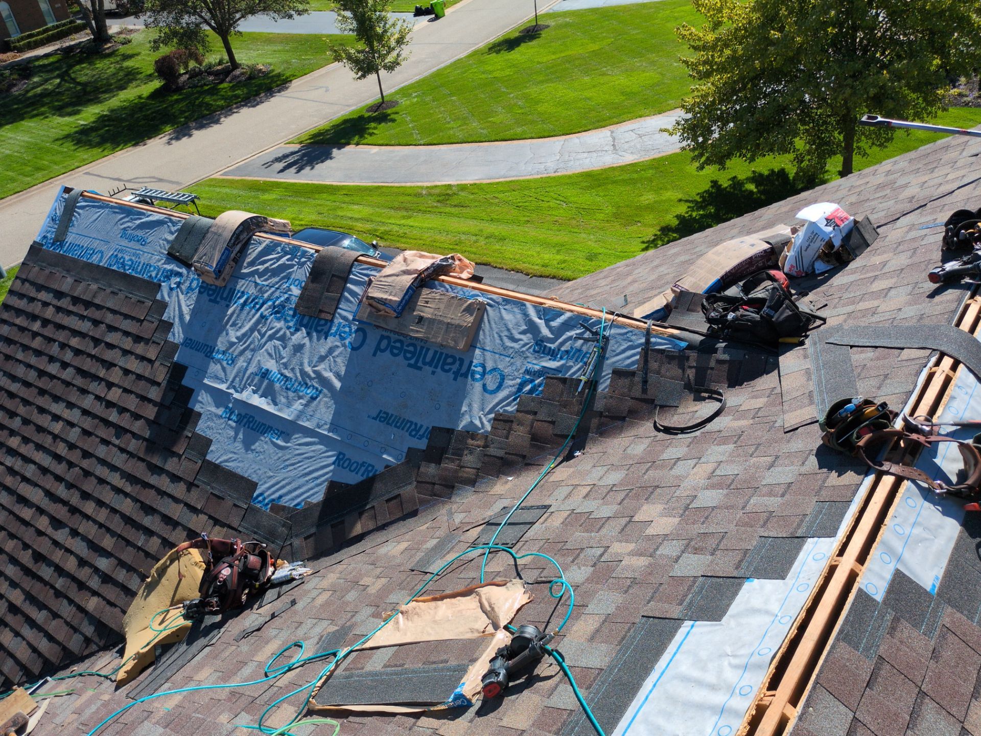 Roof Replacement using CertainTeed Landmark Pro by 180 Contractors