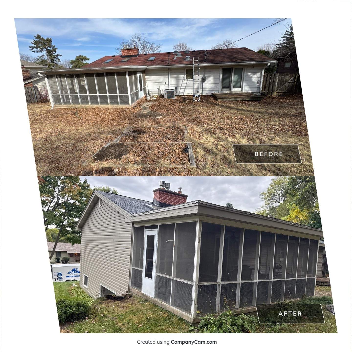 S.K.: Roofing and siding by AFC Exteriors