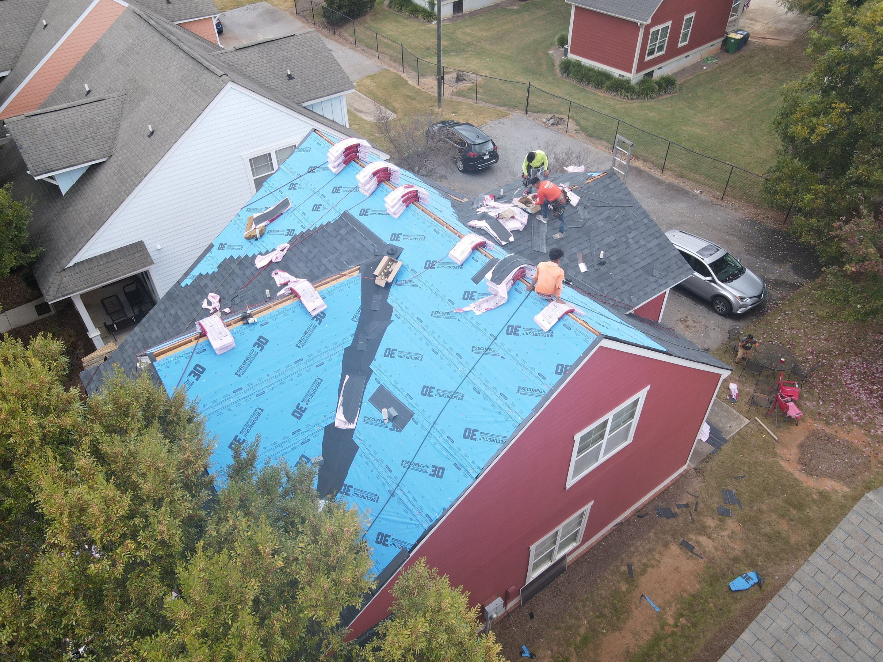 Residential Roofing Installation using Owens Corning by Inspector Roofing and Restoration