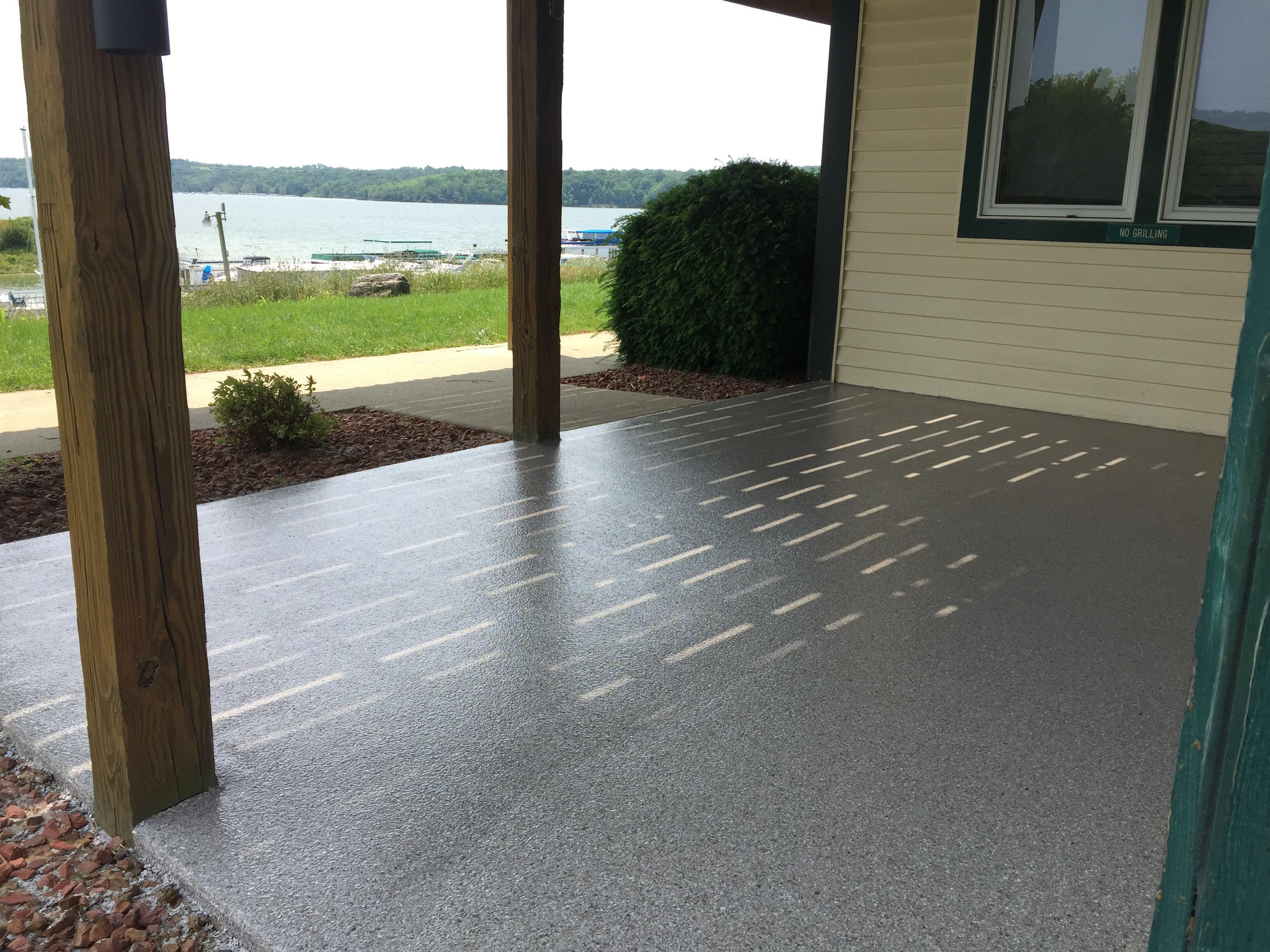 Patio Installation using Fieldstone by Your1DayFloor.com