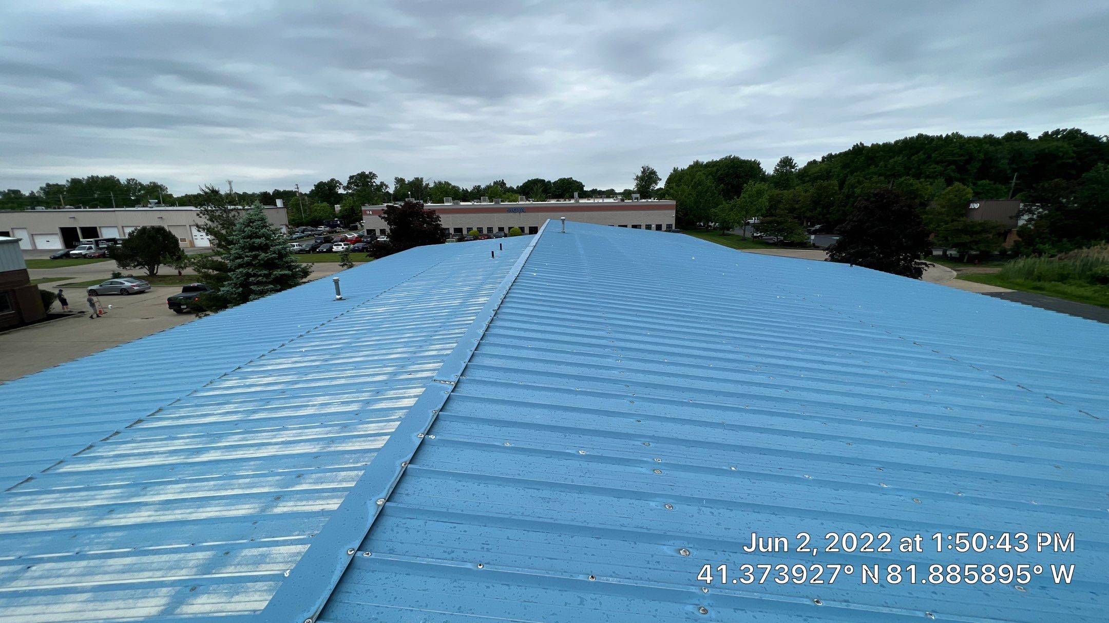 Berea Ohio Metal Roof Coating by Gold Star Roofing LLC 
