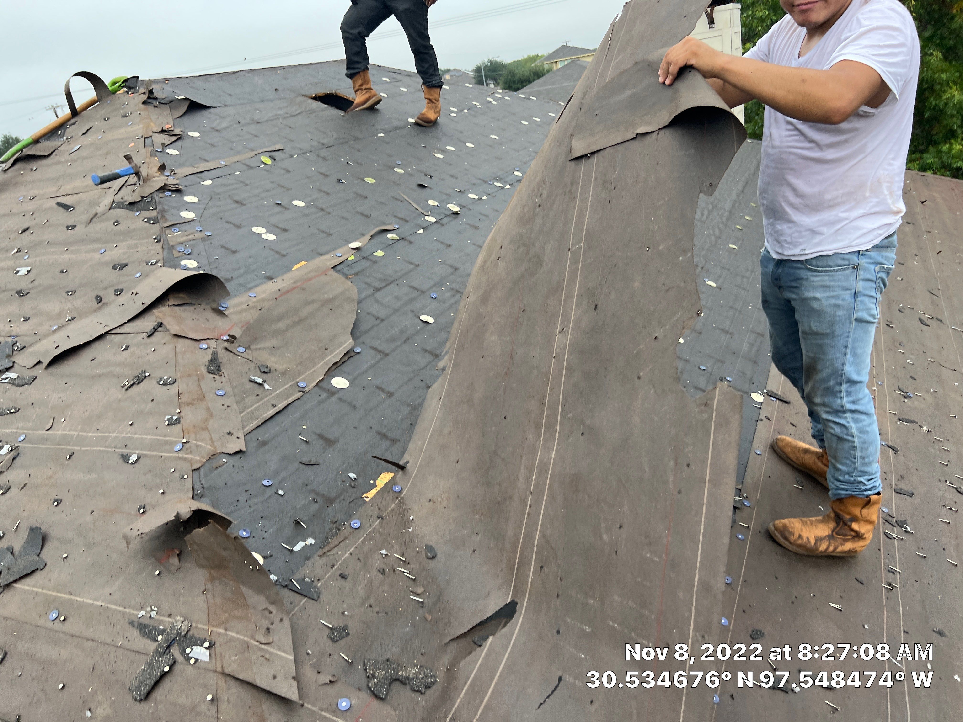 Residential Roof Replacement and Decking Installation in Hutto by Caliber Restoration LLC