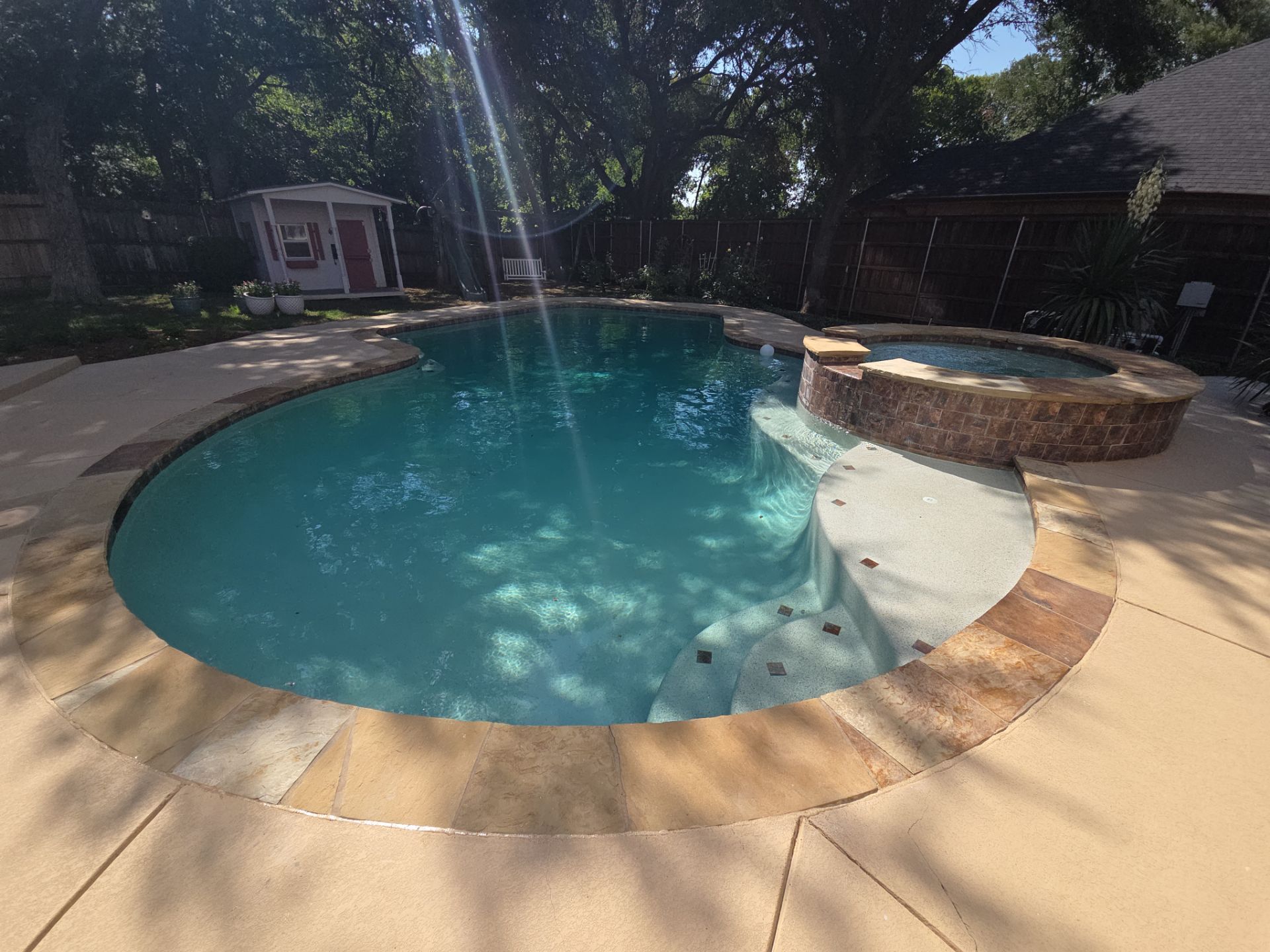 Grand Prairie Remodel by Sink or Swim Pools