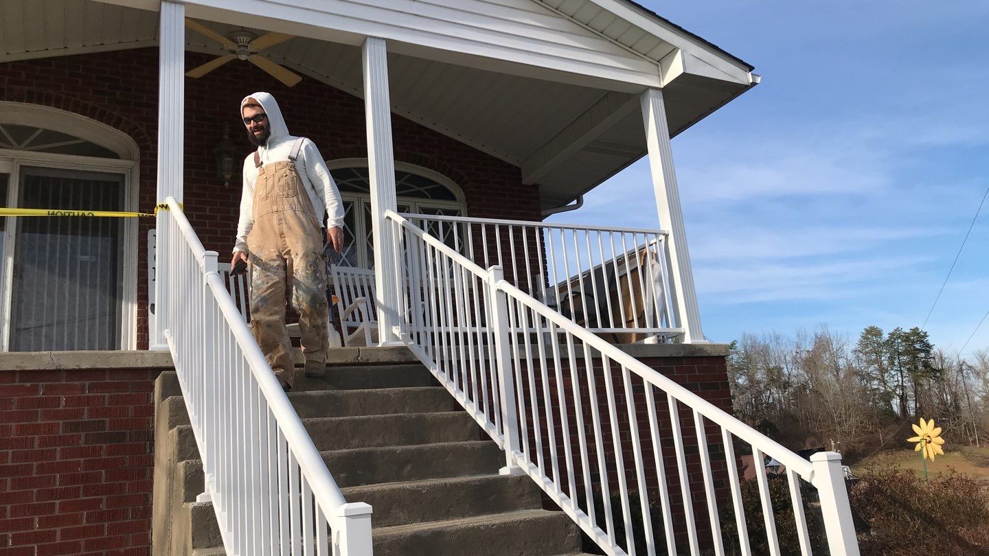 Porch Update using Westbury Aluminum Railing by Secure Construction Company Inc