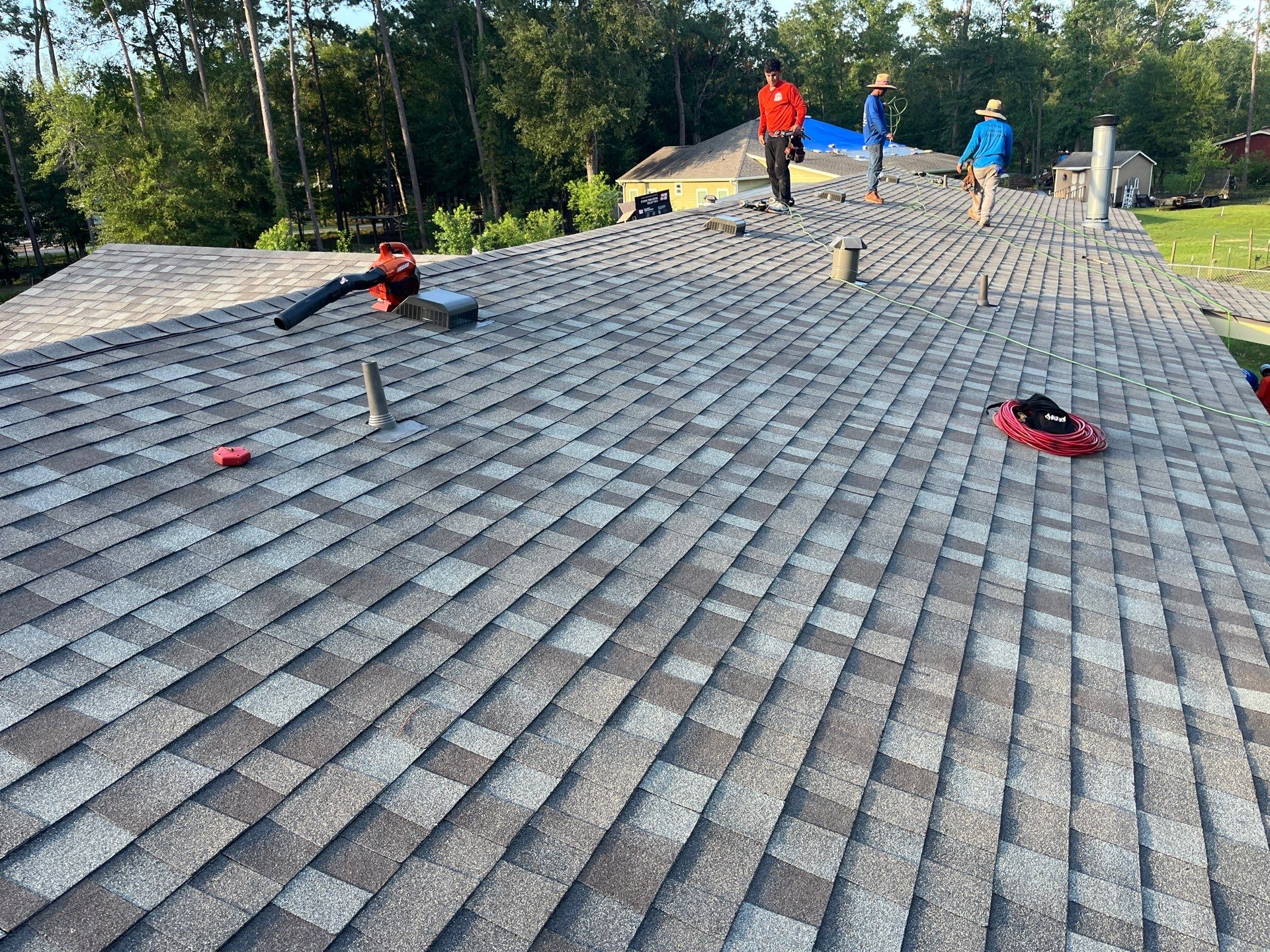 Residential Roofing Installation using Owen's Corning Duration (Lifetime) Shingles by Roof Repair Company