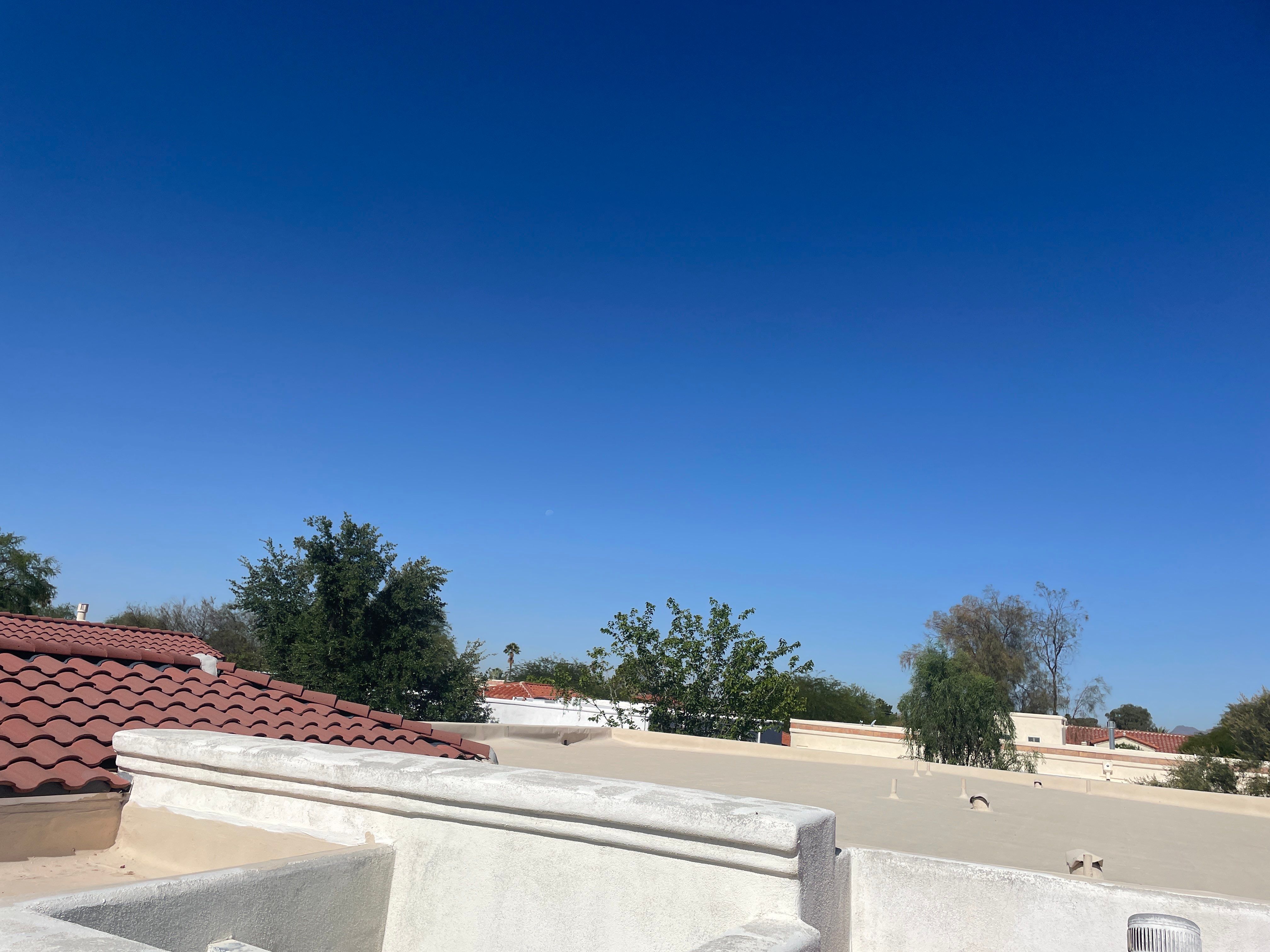 Tucson Residential Roof Restoration with Tile and Elastomeric Coating