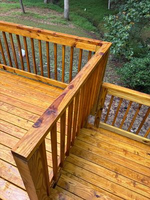 Wood Deck using Wood Sealant