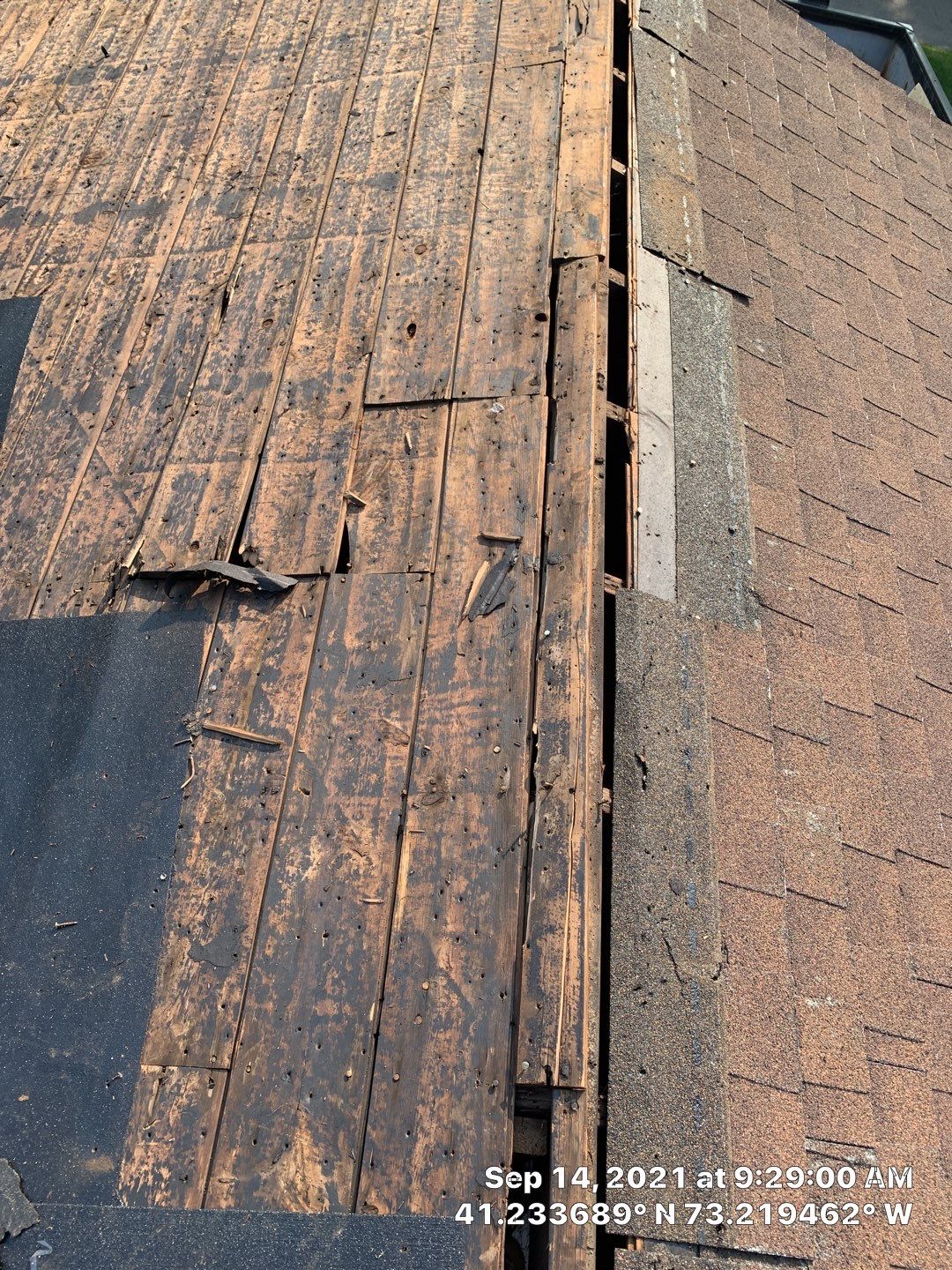 Residential Roofing Installation using Owens Corning Duration Brownwood by A Plus Exterior