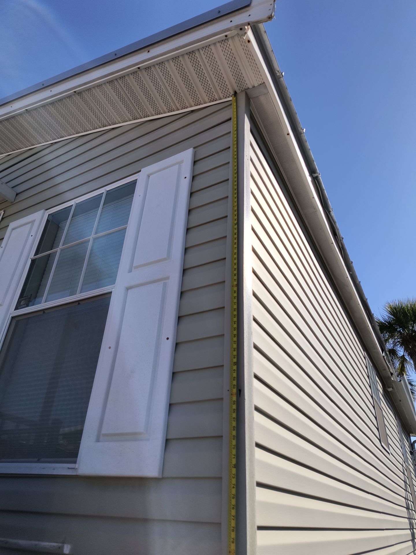 White K-Style Gutters for Beach Homes in Longboat Key FL by Gutter Professors