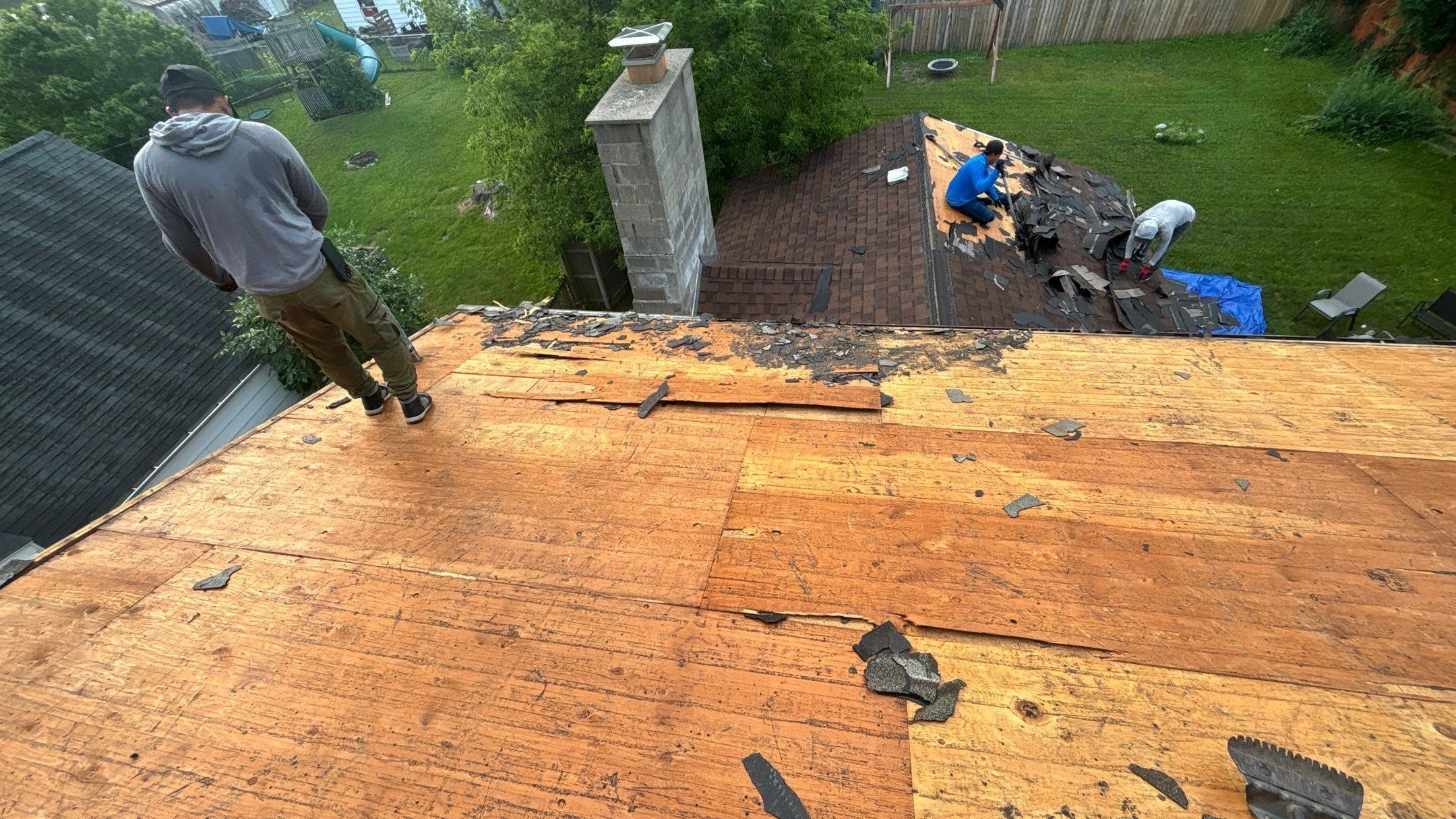 Roof Replacement using Owens Corning Slatestone Gray by 180 Contractors