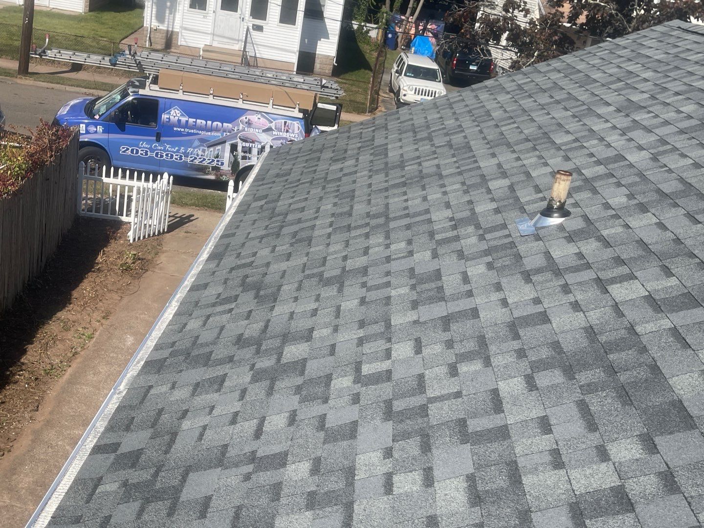 Residential Roofing Installation using Owens Corning TruDefinition Duration - Estate Gray by A Plus Exterior