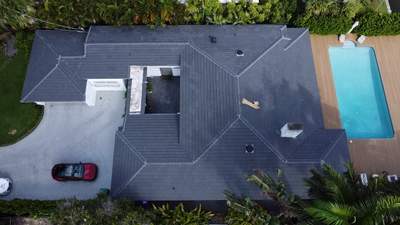 Tile Roof Saxony 900 Dark Charcoal