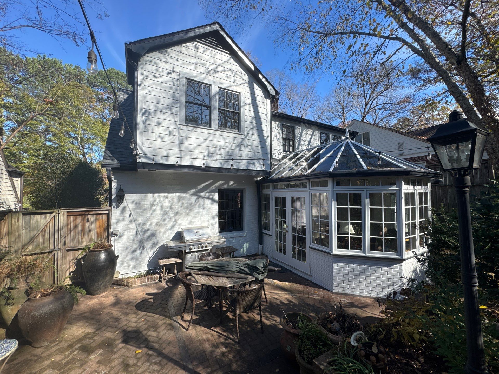Full Exterior Painting and Trim Refinement for Atlanta Brick Residence by Swift Home Renovations