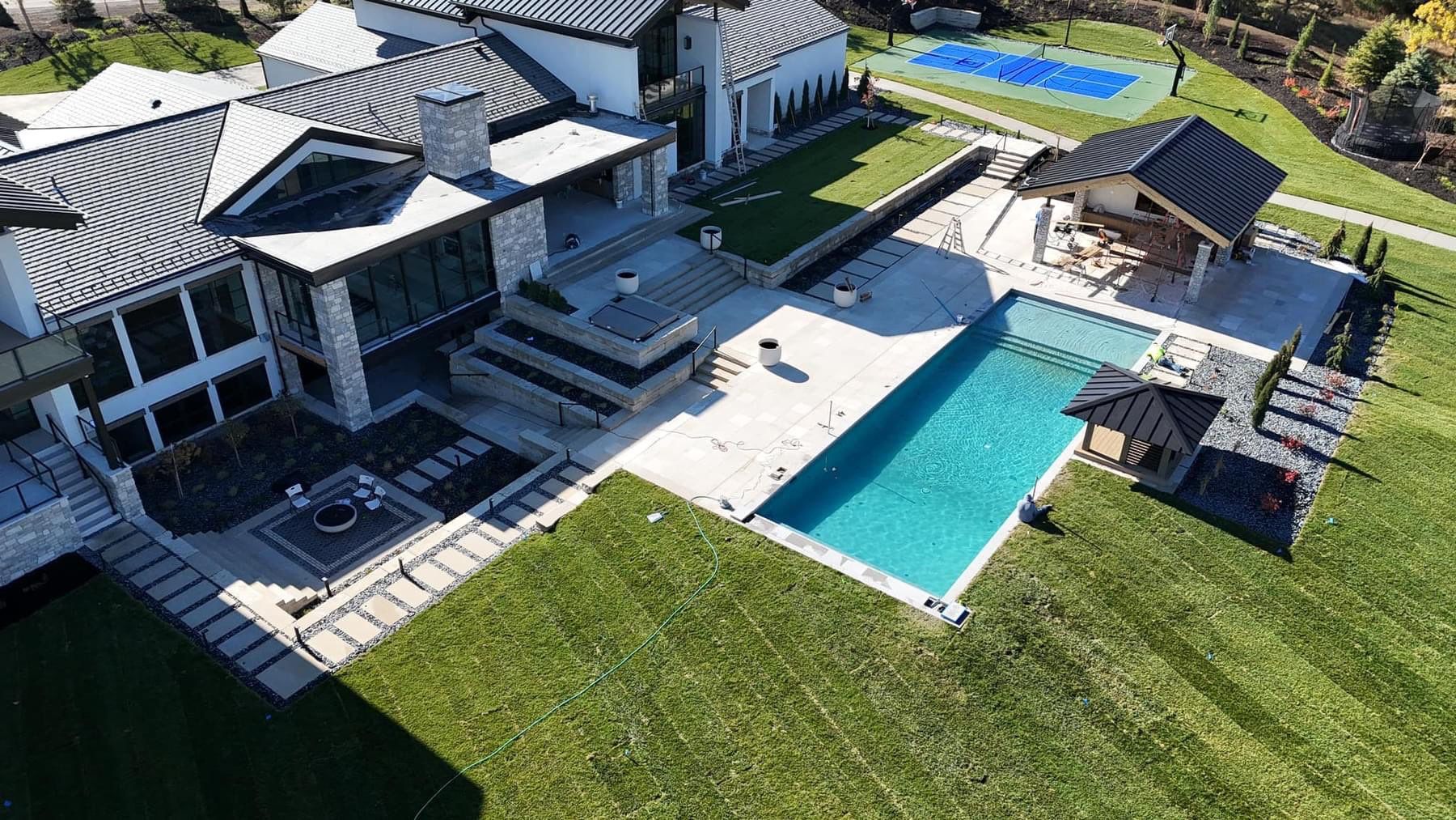 Stunning Custom Home with Davinci Province Shingles by White Castle Roofing