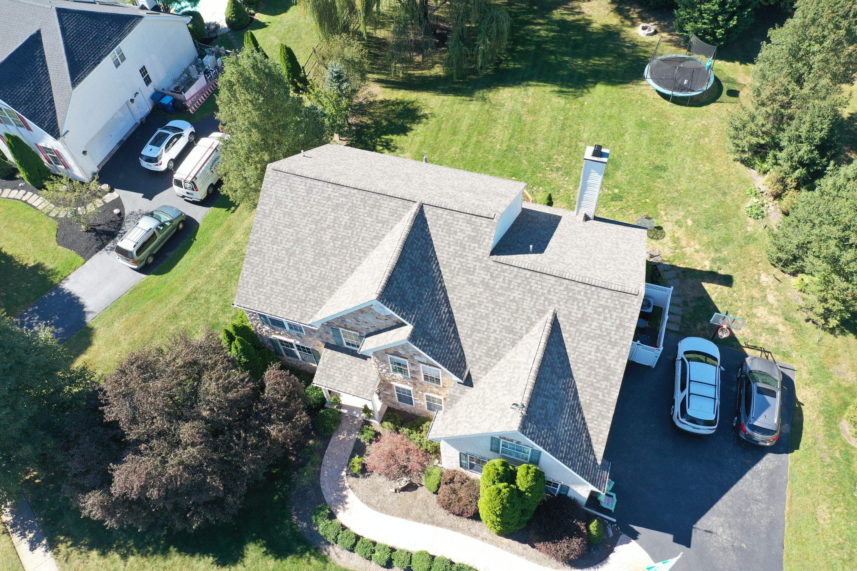 Roofing Installation using CertainTeed Landmark - Weathered Wood by Storm Guard of Ches-Mont PA
