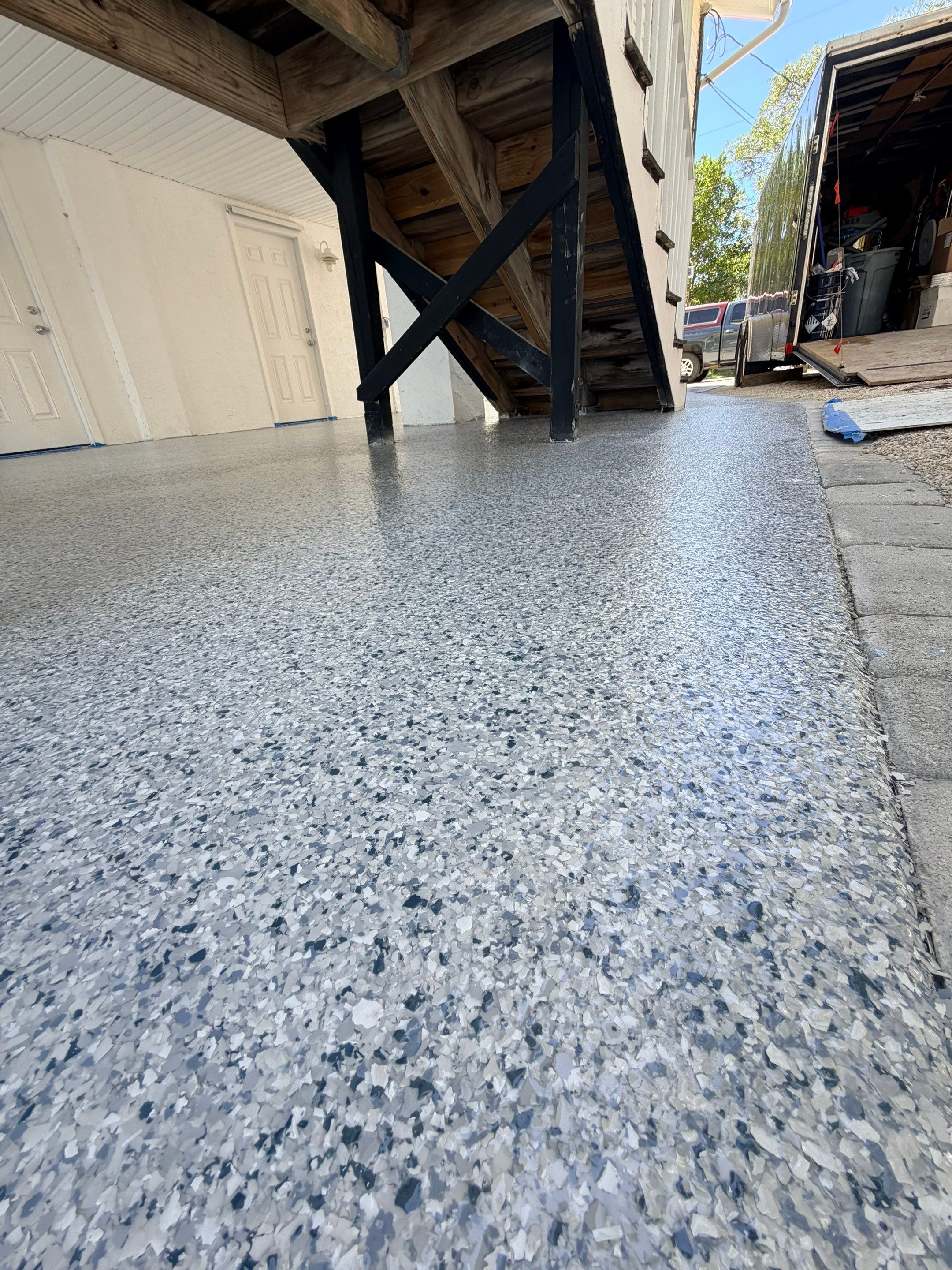 “Tidal Wave” Carport in Big Pine Key, FL by Tropical Epoxy Coatings & Creations LLC