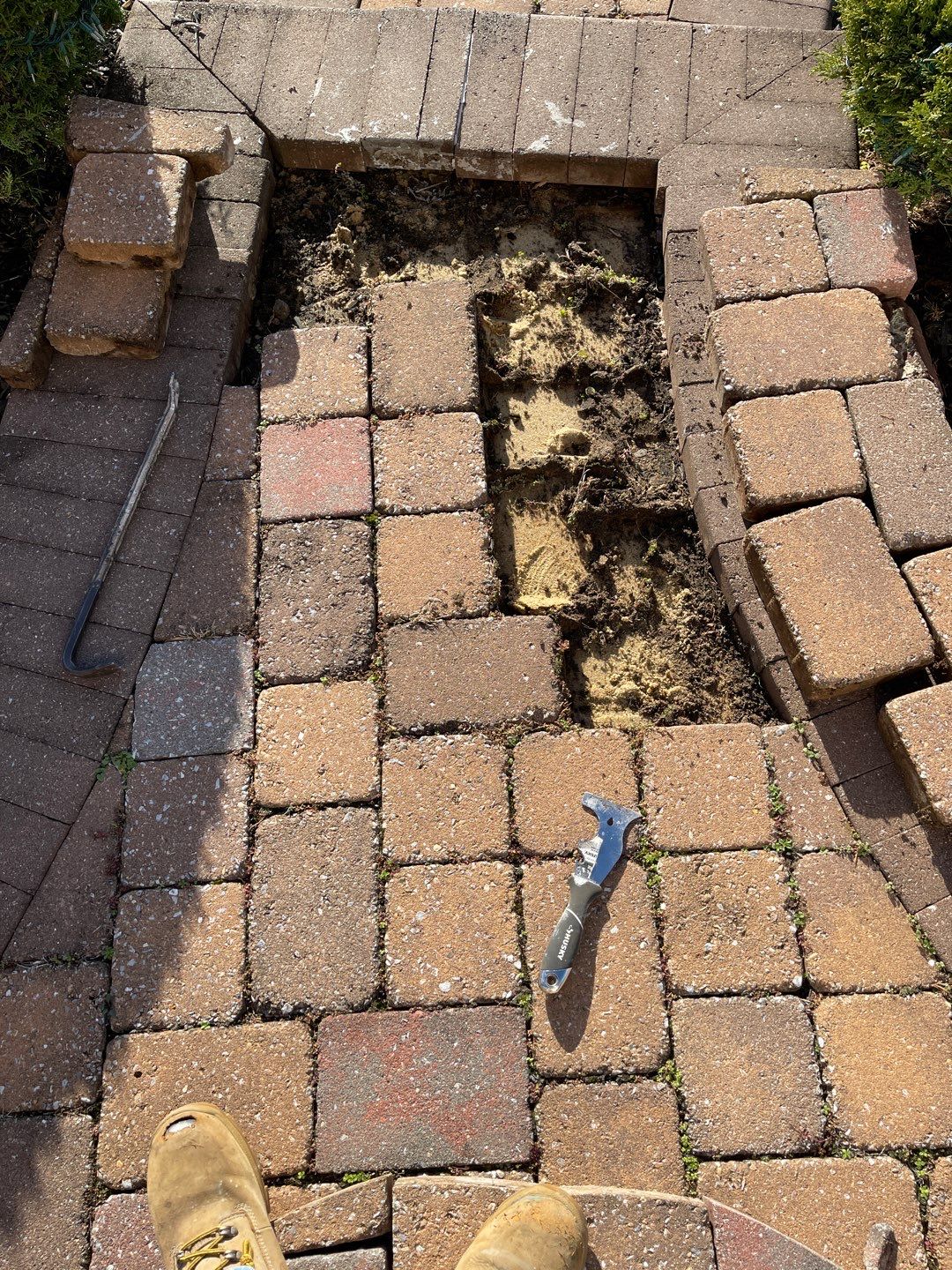 Exterior Repair using Pavers by A1 NERDY HOMES LLC