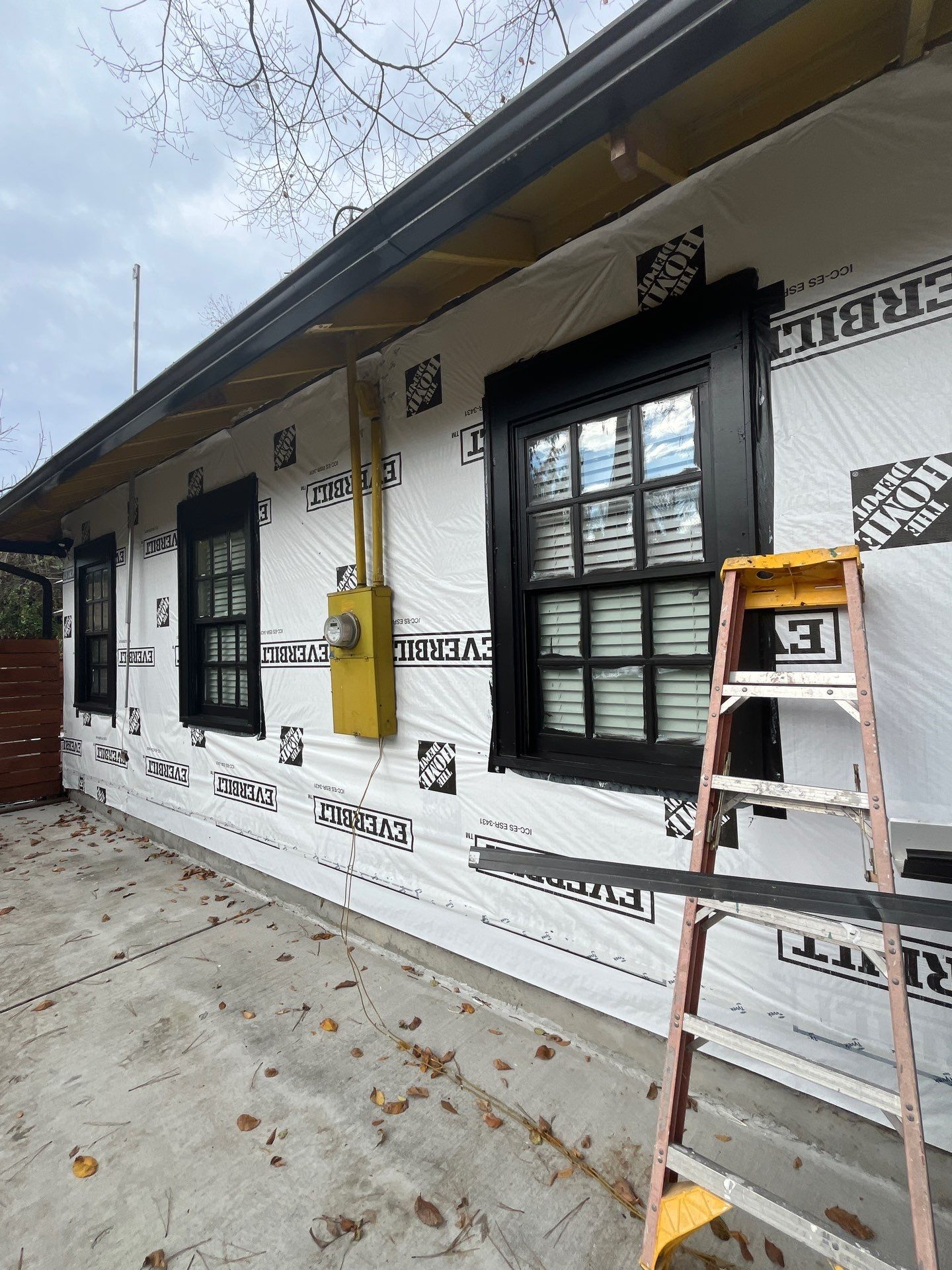 Cedar Tongue & Groove Porch Ceiling Installation Plus James Hardie Siding Replacement by Nelson Exteriors
