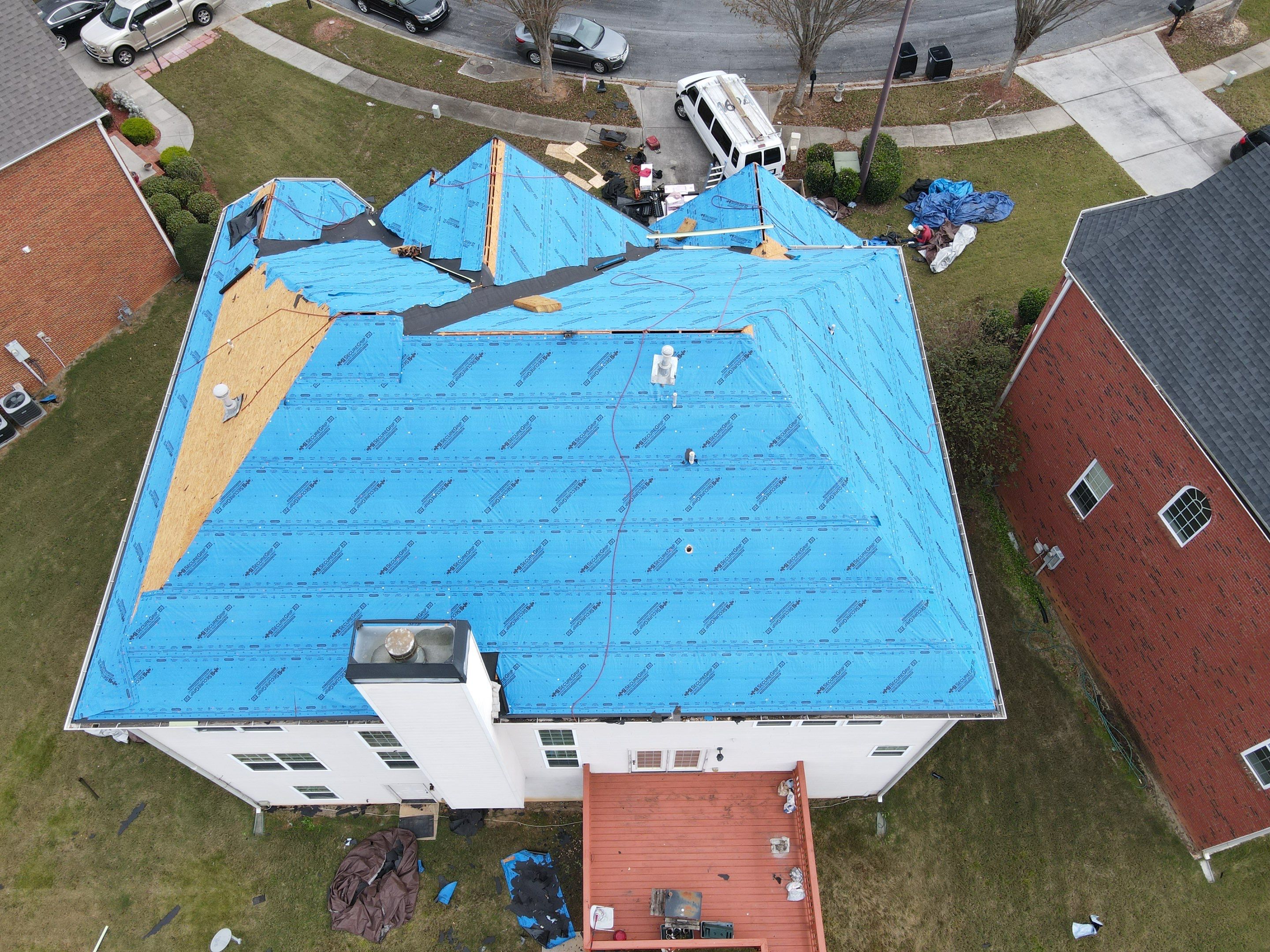 Residential Roofing Installation using Owens Corning by Inspector Roofing and Restoration