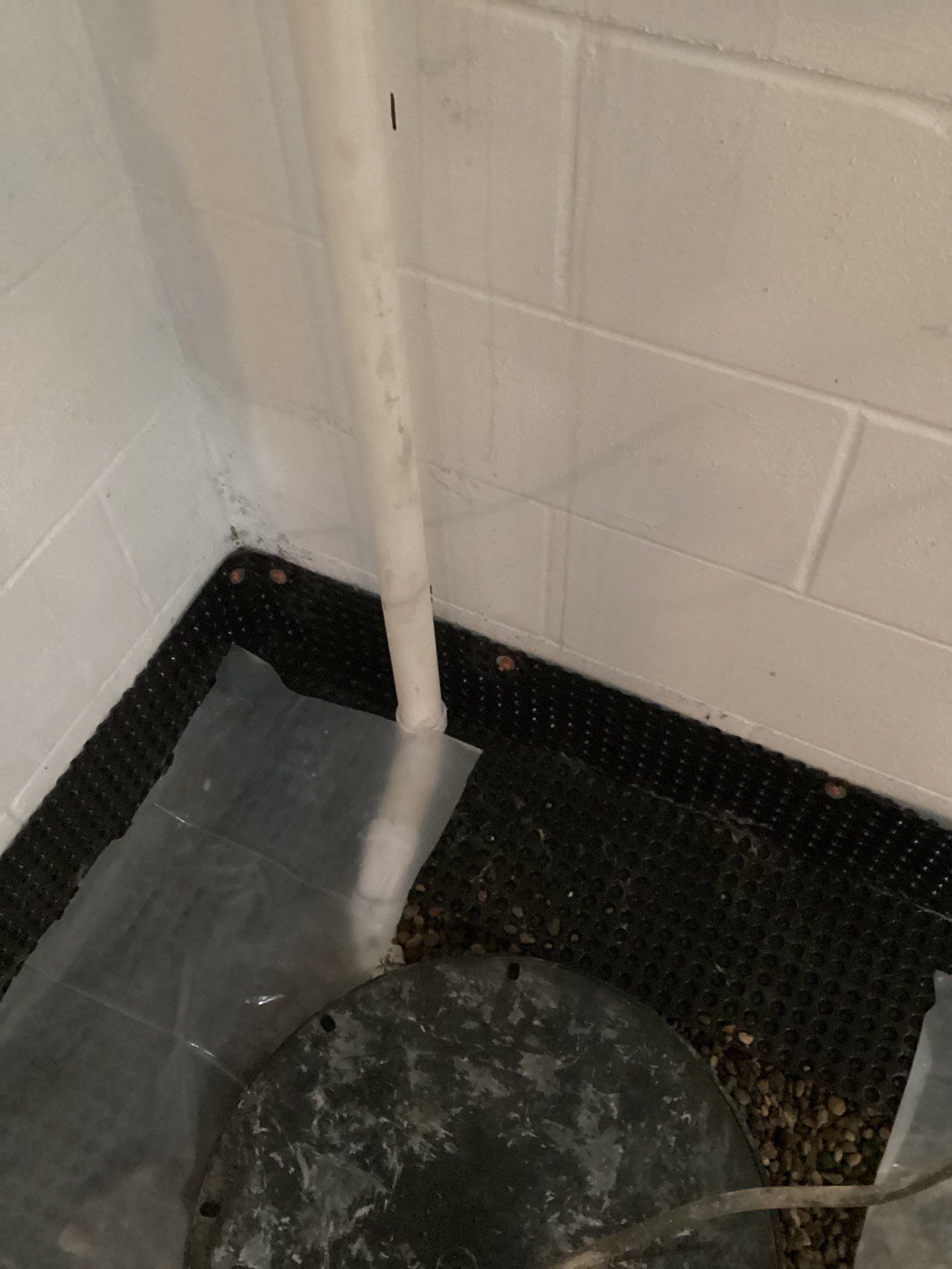 Drain tile in Woodbury by Waterproofing Northeast