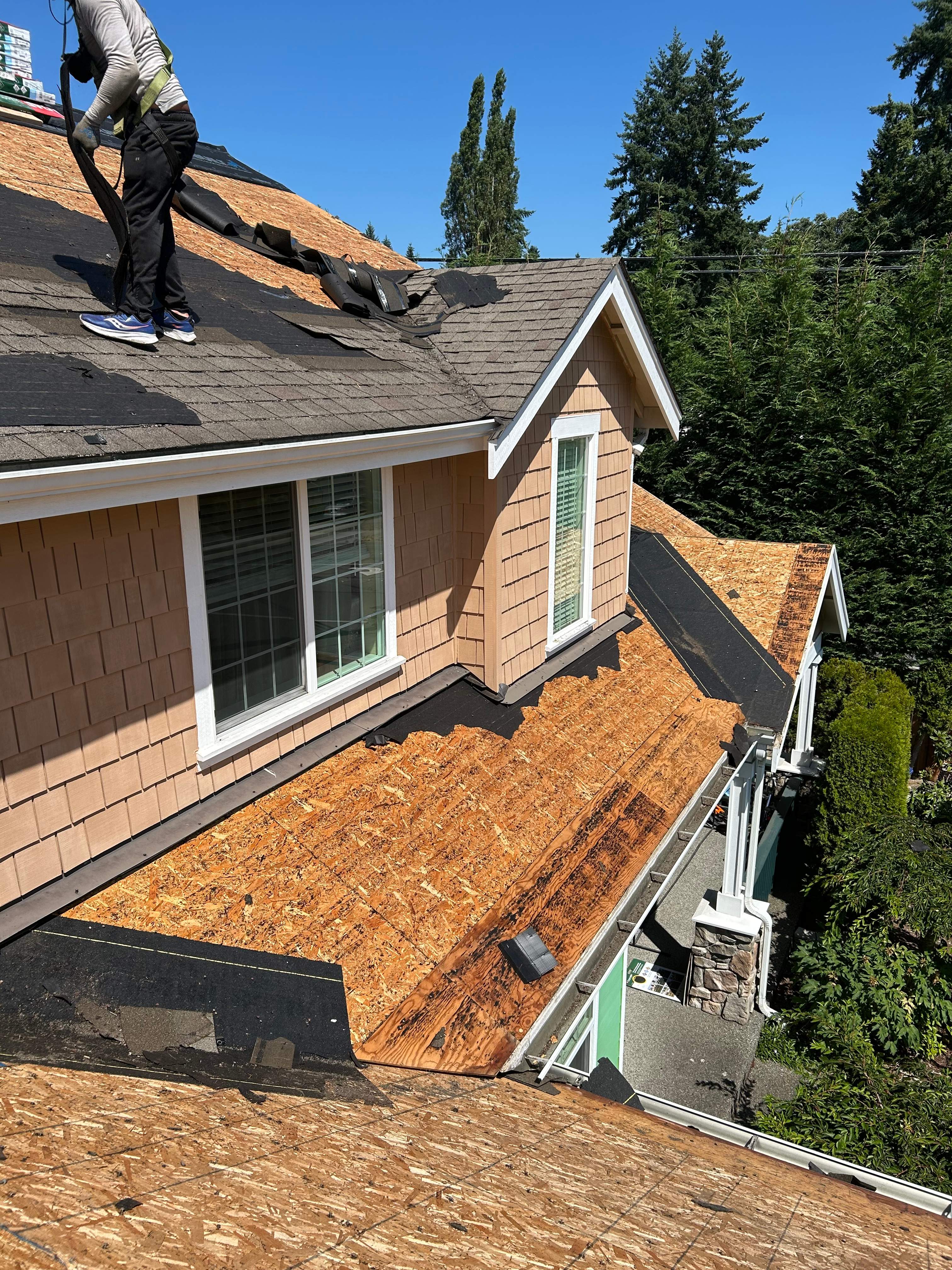 Residential Roofing Installation using GAF HDZ Shingles by Roofing Formula LLC