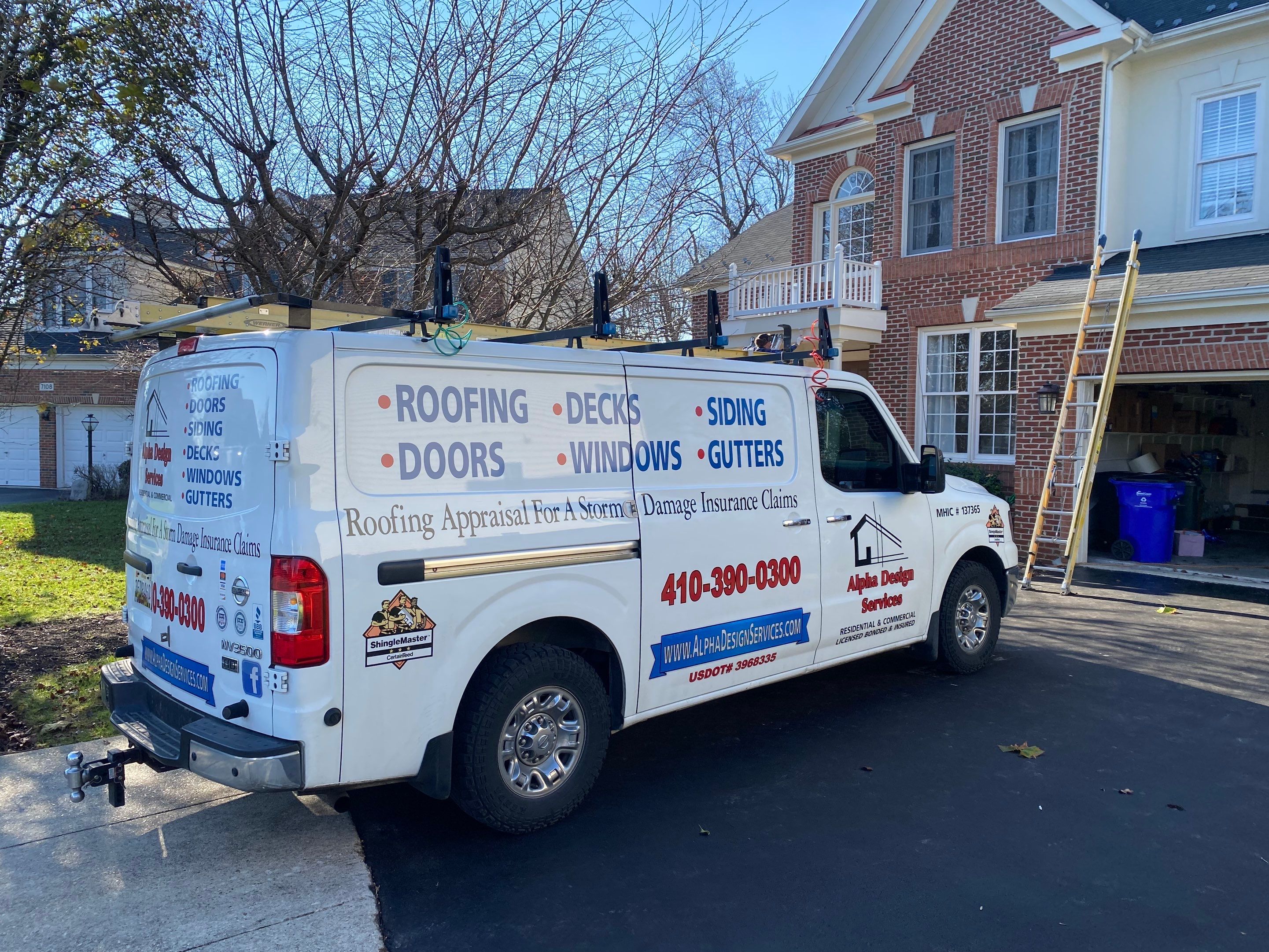 Exterior Repair using Porch and roof repair  by Alpha Design Services