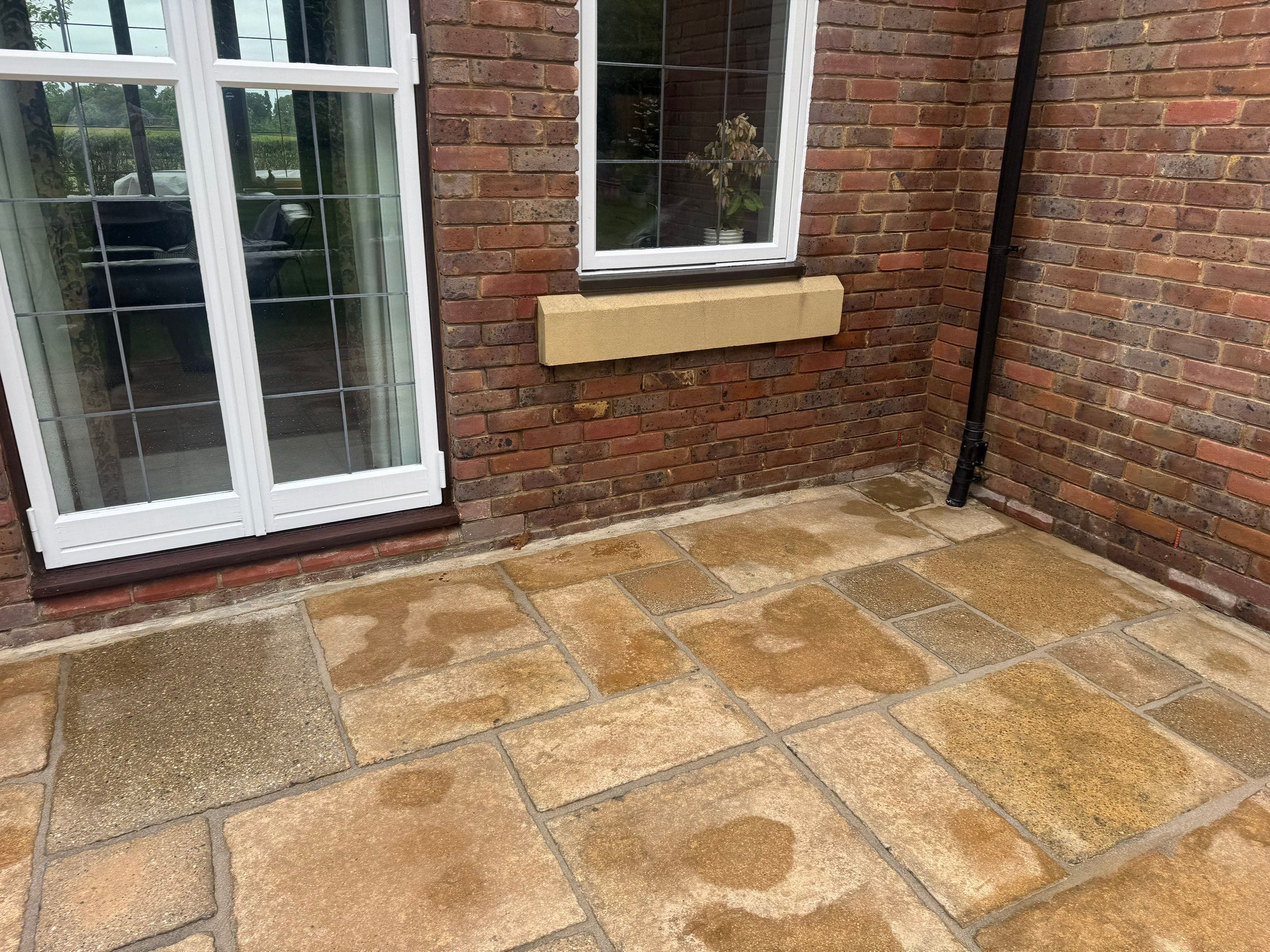 Roof Clean - Patio Clean using 18inch Whirlaway FSC by Ges Exterior Cleaning ltd