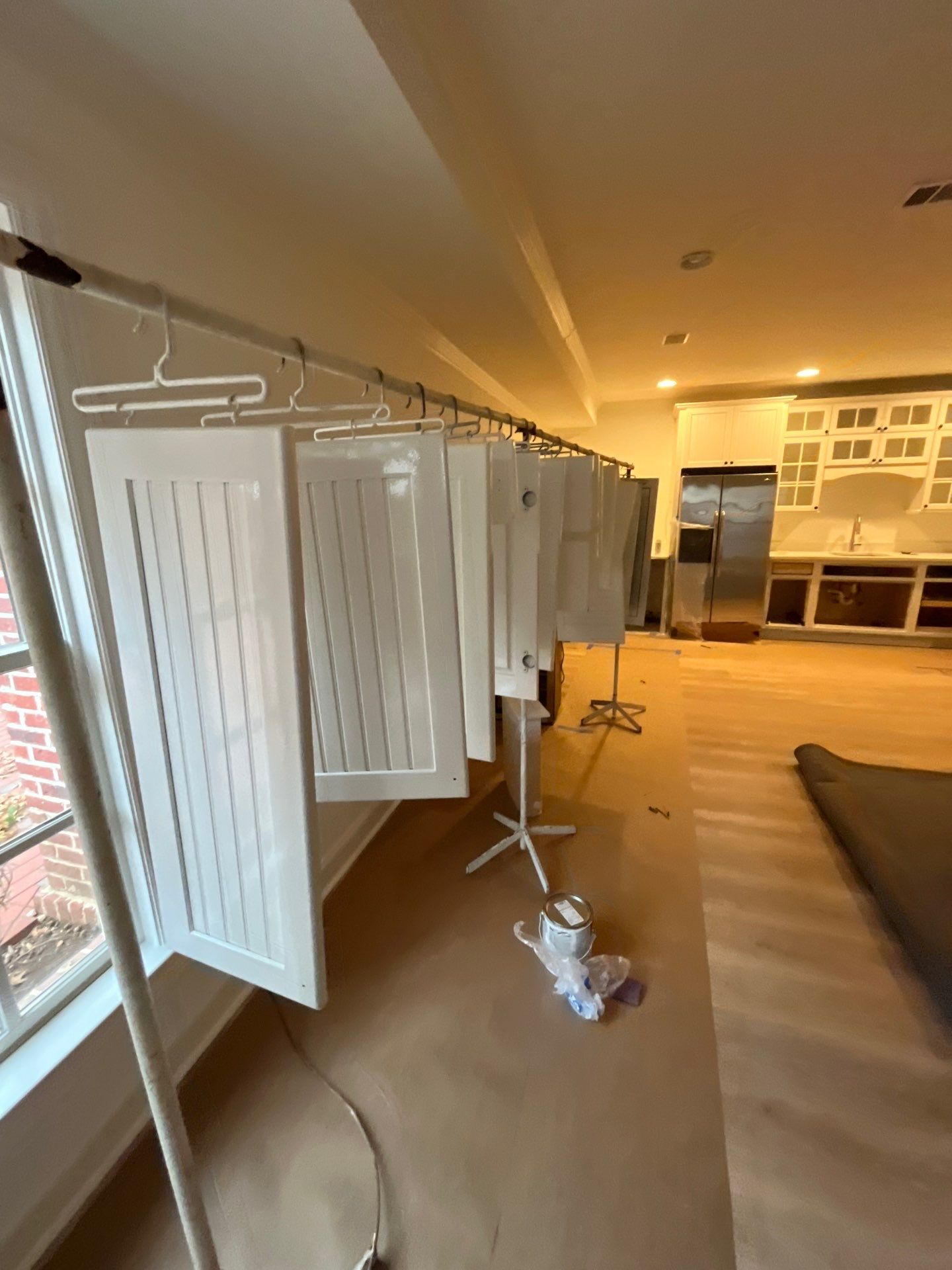 Cabinet Repaint in Alpharetta by Five Star Painting