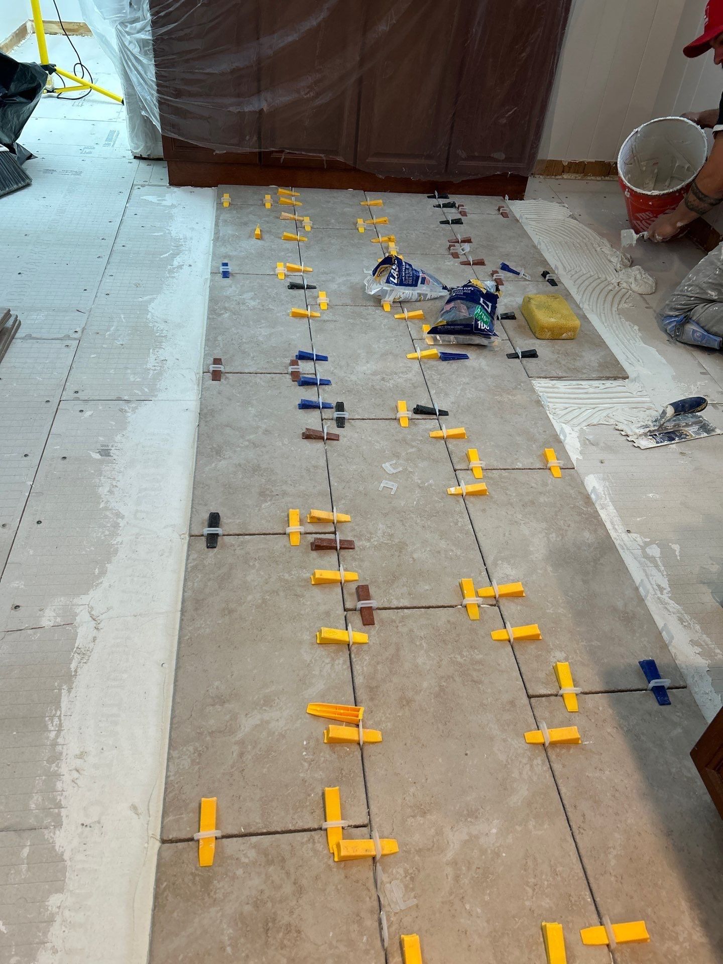 Kitchen Floor Upgrade by Footprints Bath and Tile of East Atlanta