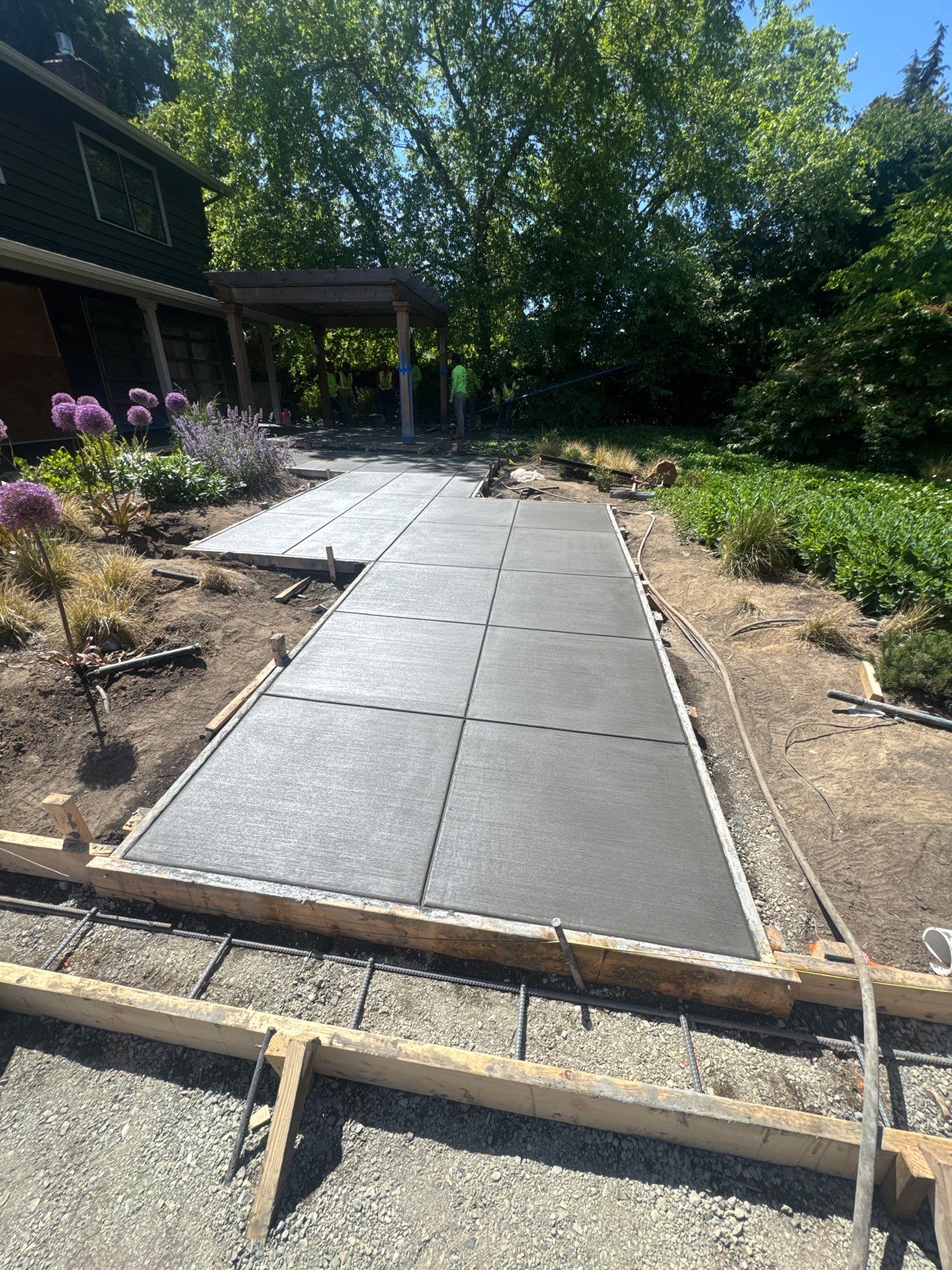 Concrete Driveway Makeover | Edmonds  by Jireh Asphalt & Concrete Inc 