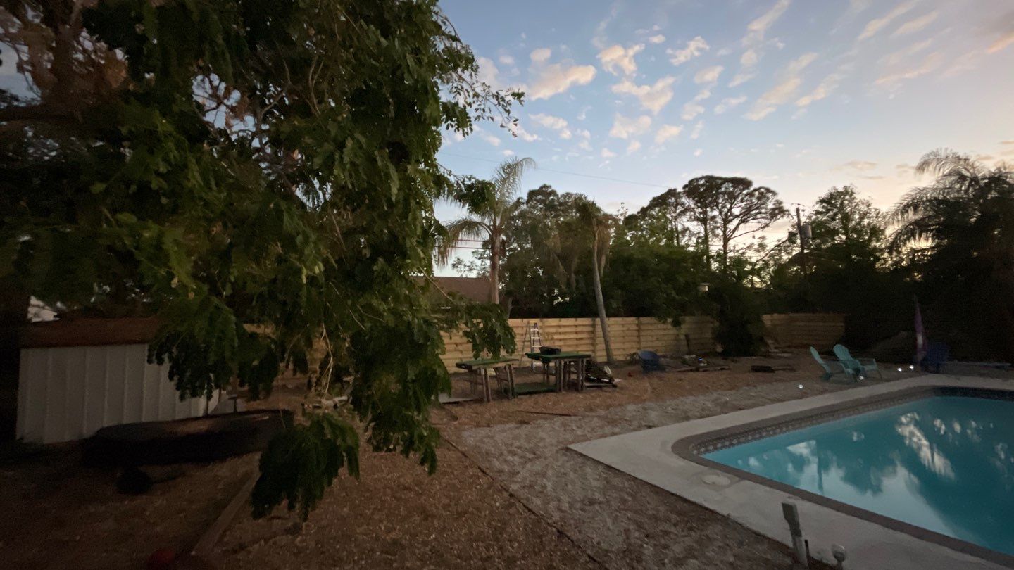 Wood Fence Installation using Horizontal Shadowbox Wood Privacy Fence by Asap fence and gates, LLC