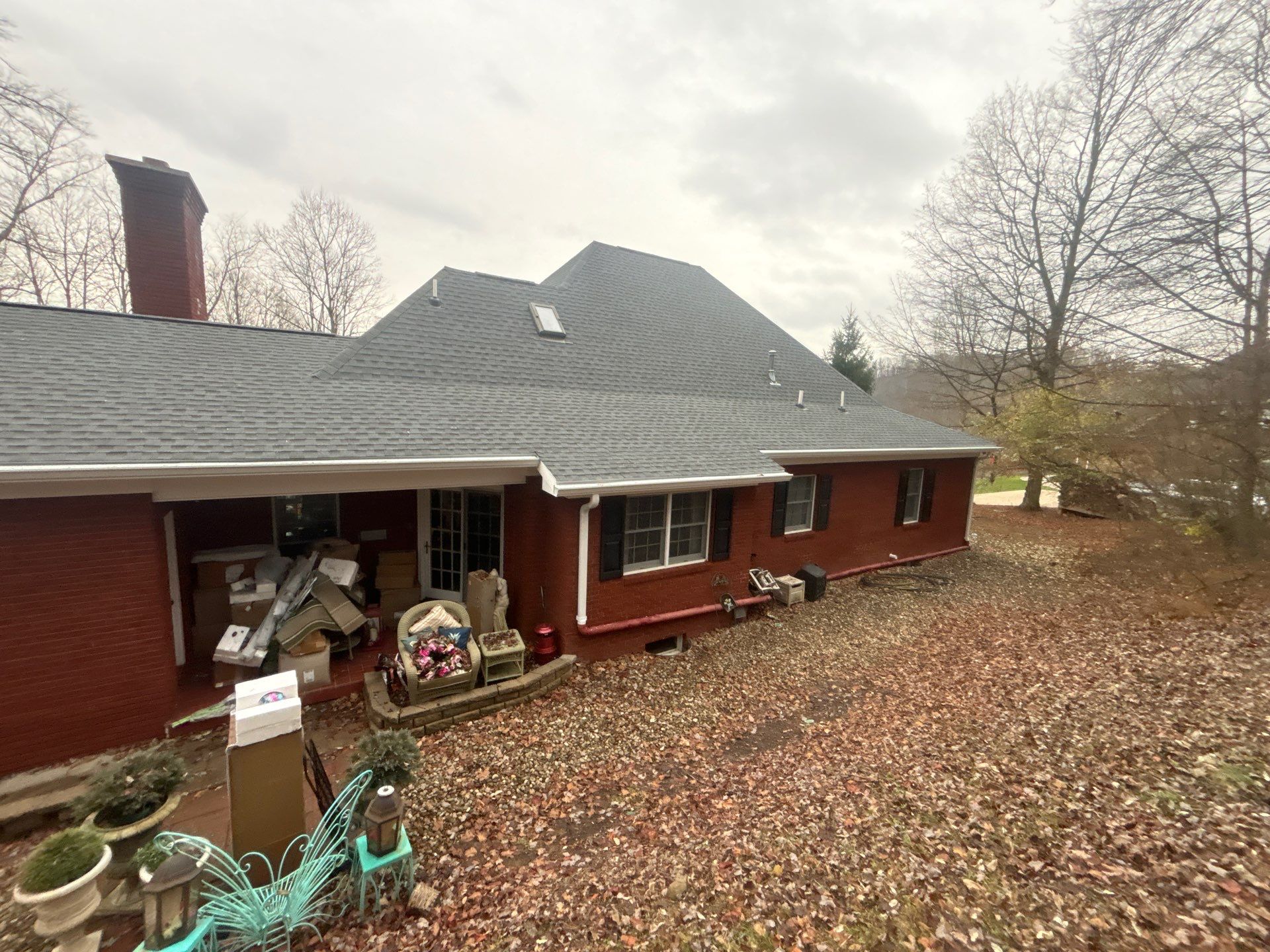 Residential Roofing Installation using GAF Timberline HDZ Pewter Gray by Rainstoppers Roofing